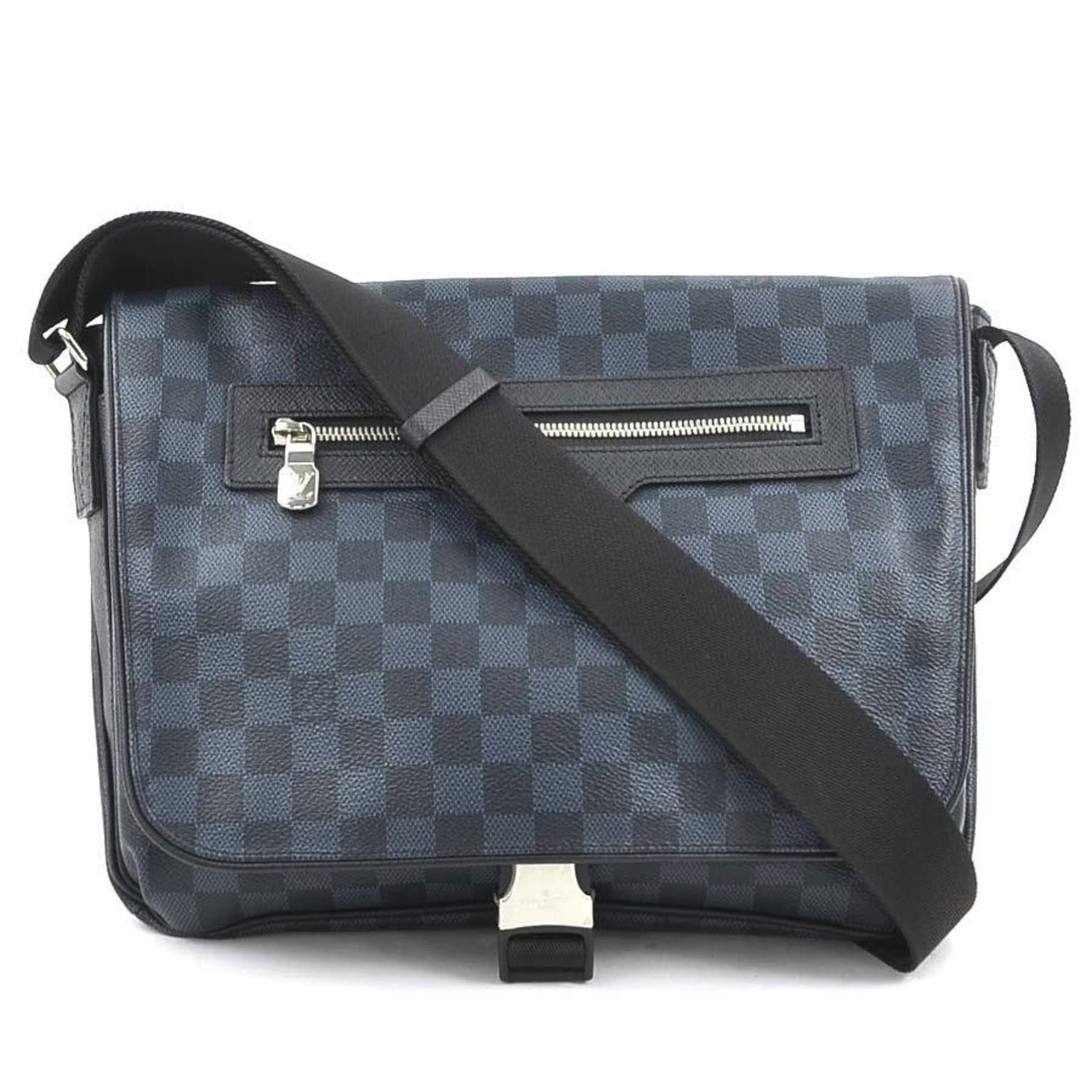 Louis Vuitton Shoulder Bag Damier Cobalt Match Point Navy