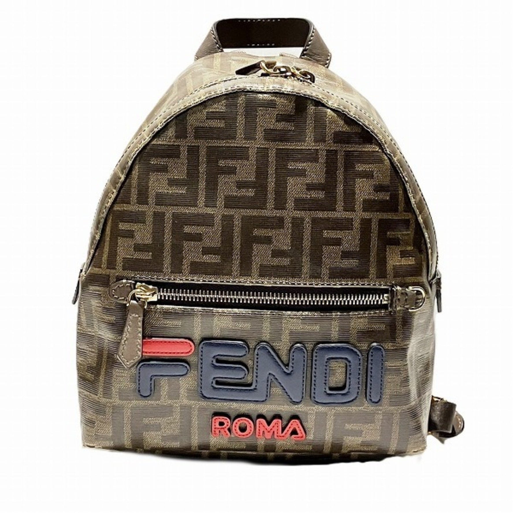Fendi x Fila collaboration Zucca backpack