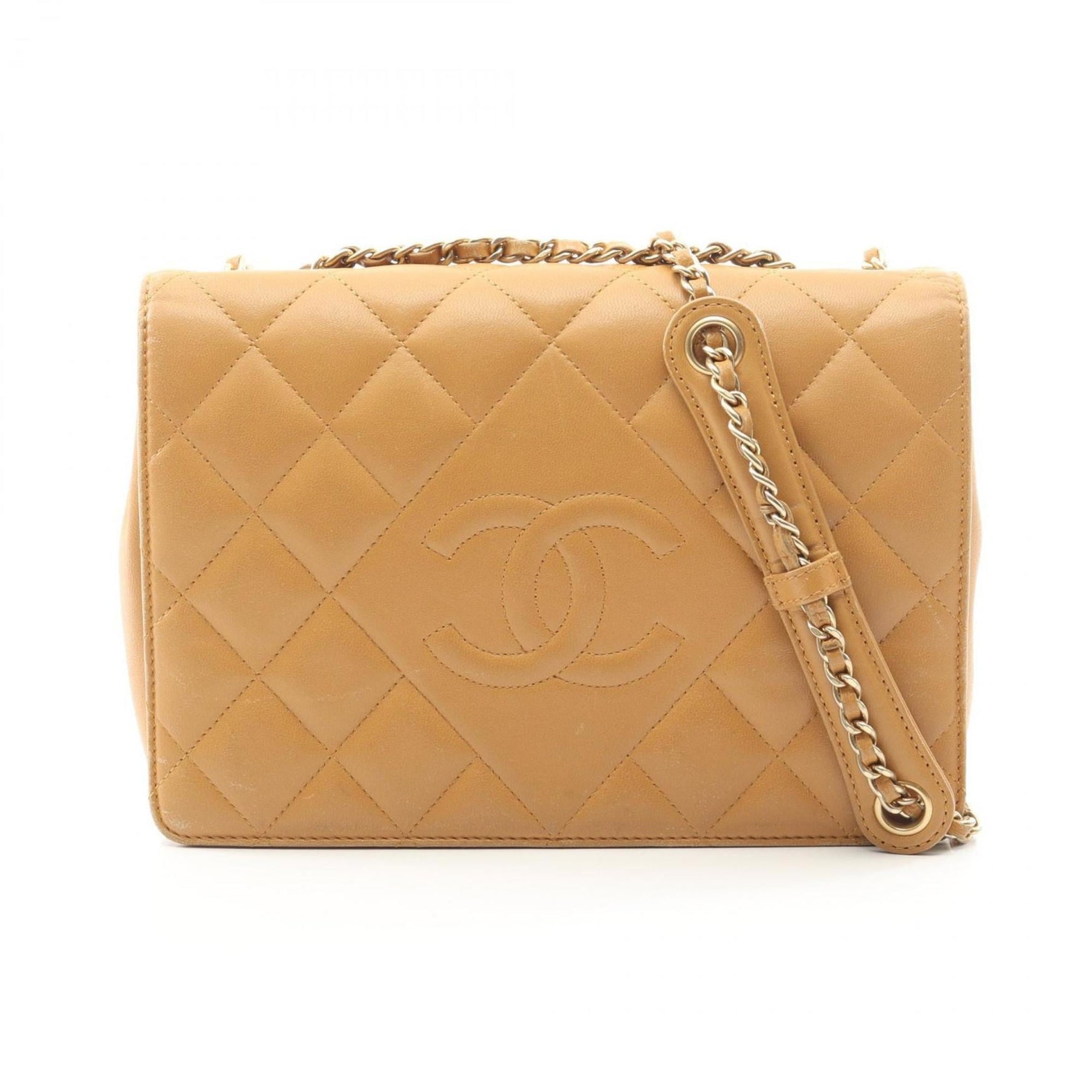 CHANEL Matelasse Shoulder Bag, Lambskin Leather