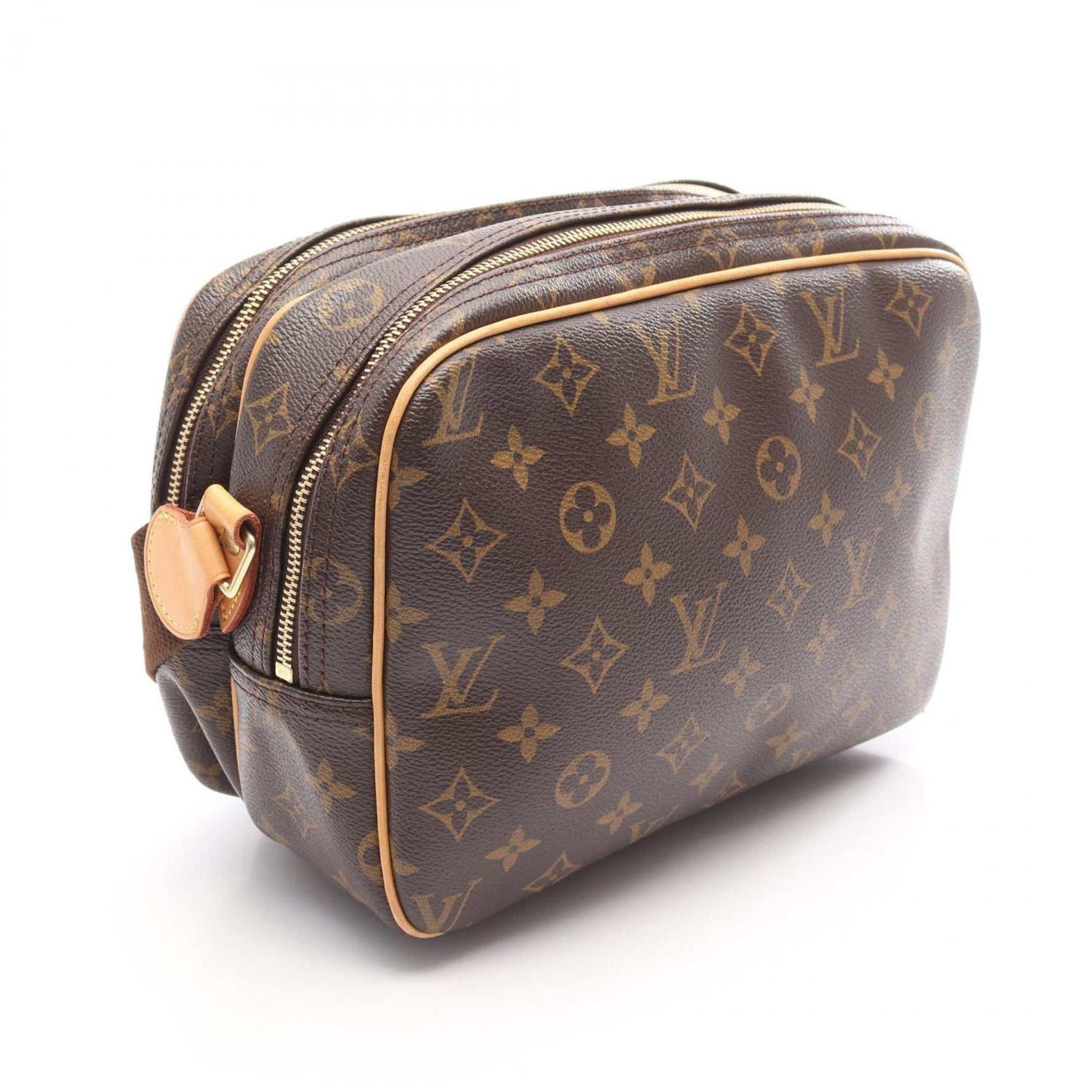 Louis Vuitton Reporter PM Shoulder Bag, Coated Canvas and Leather, Monogram, Brown