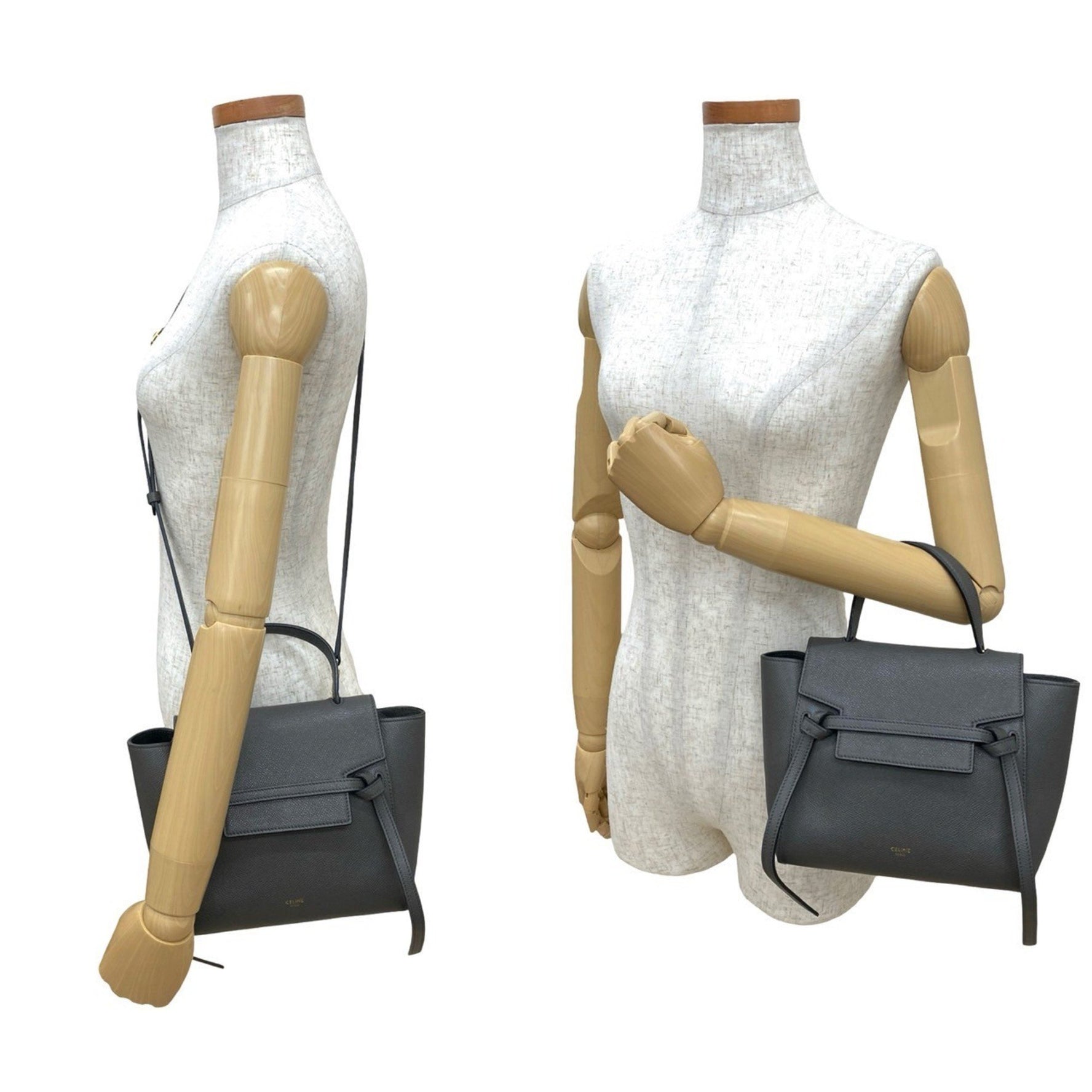 CELINE Micro Leather Belt Bag, Mini Handbag, Tote Shoulder
