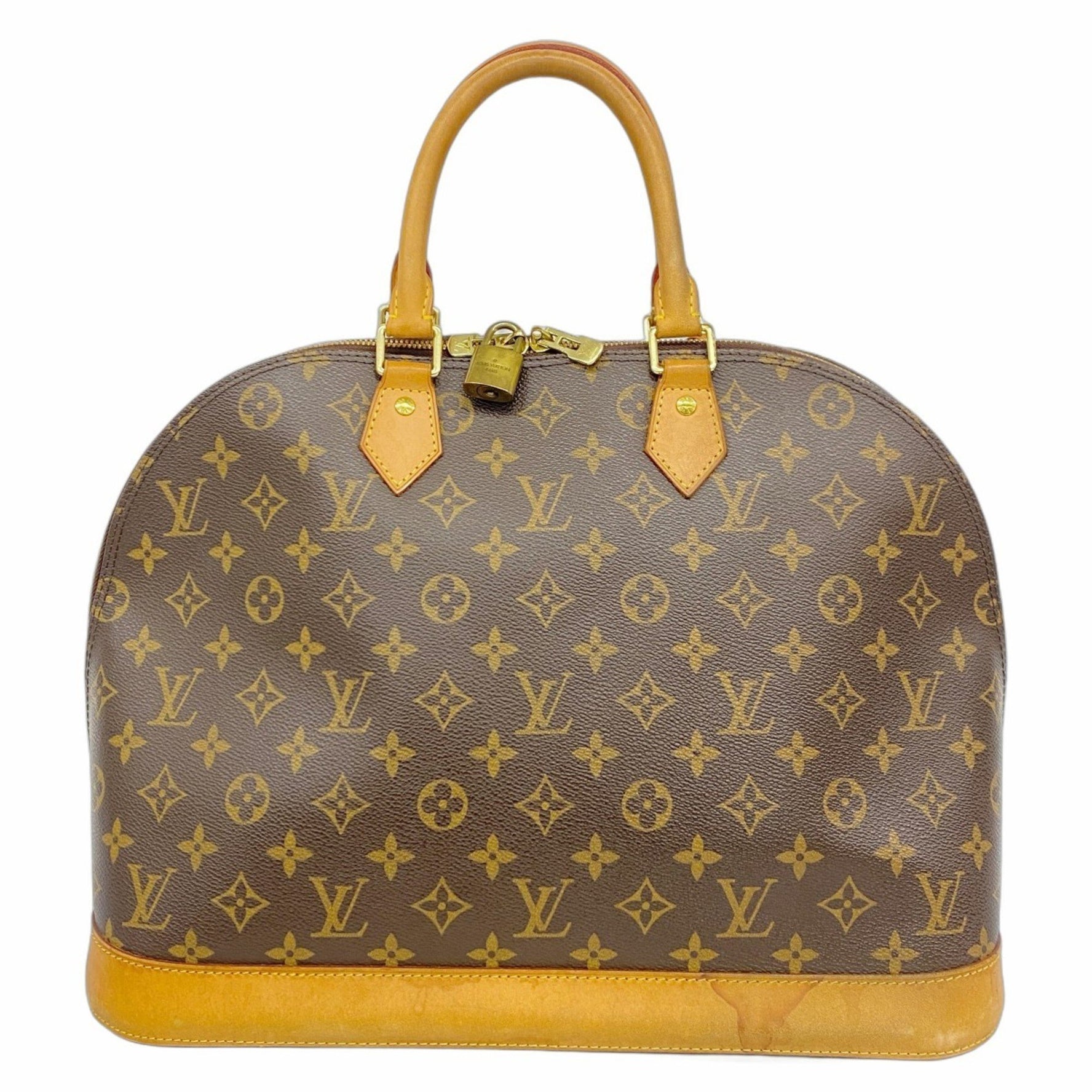 Louis Vuitton Monogram Alma GM Handbag M53150 Brown Women's
