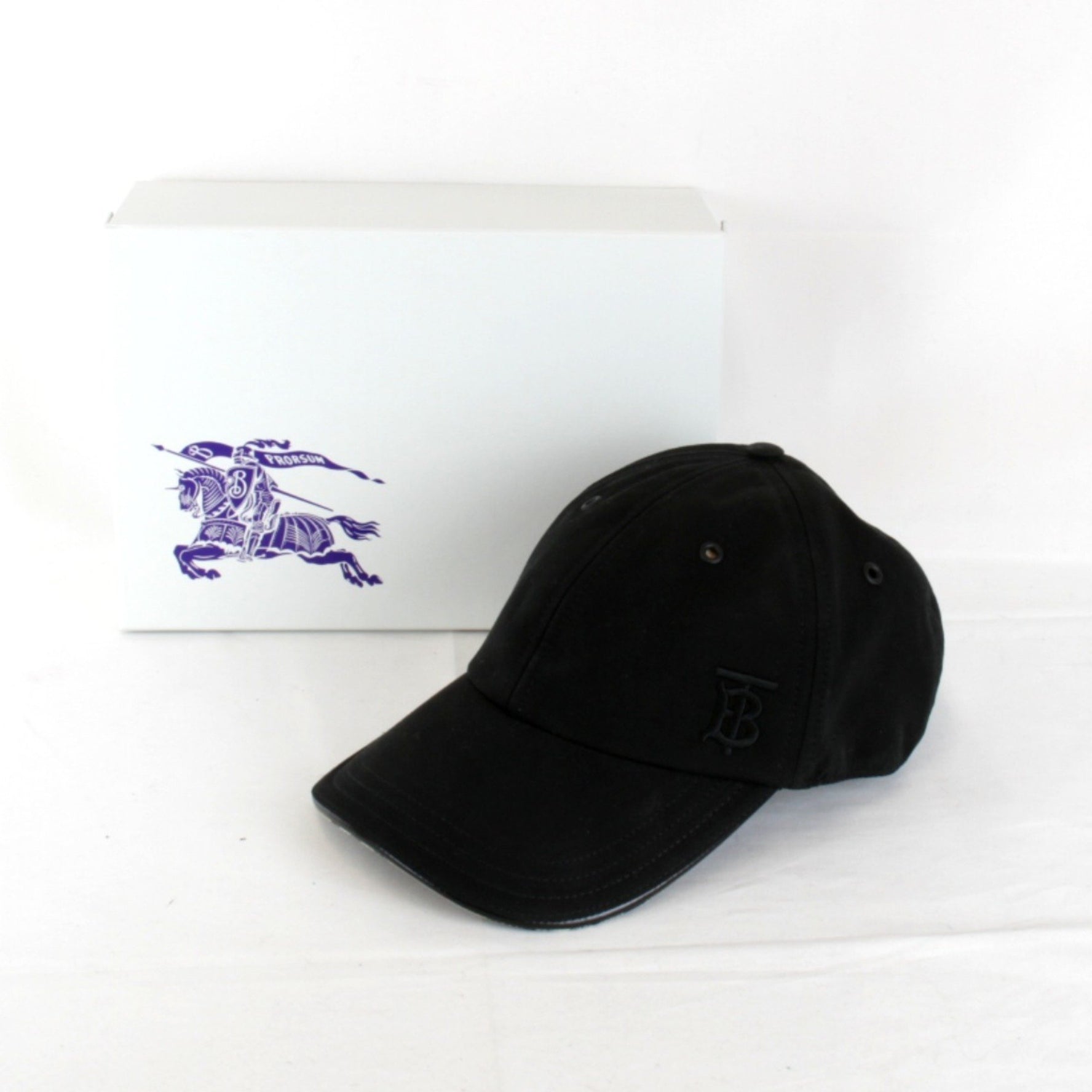 BURBERRY Baseball Cap Size S Black Women's
