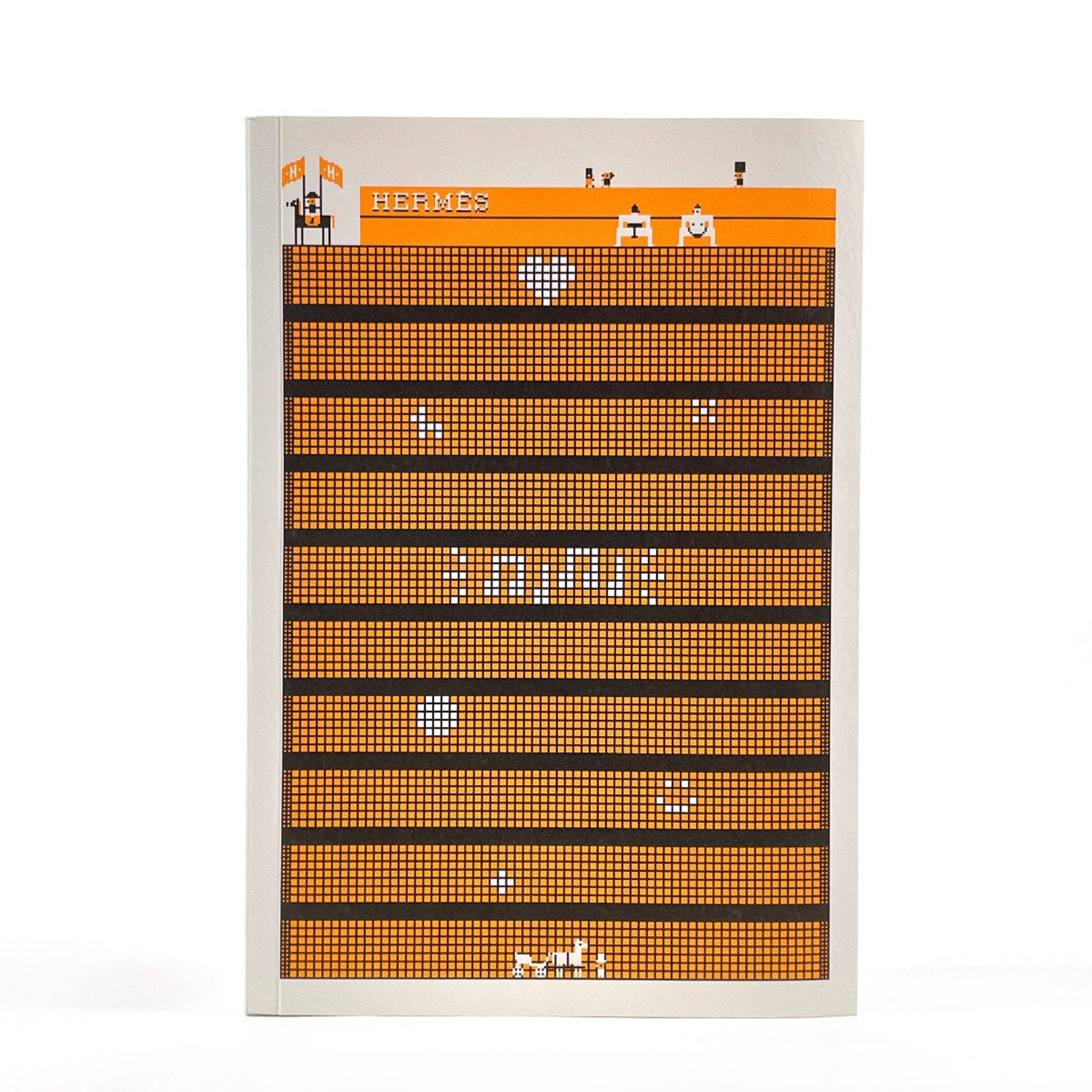 HERMES Faubourg Notebook Tokyo Ginza Maison Exclusive Stationery Paper White Unisex
