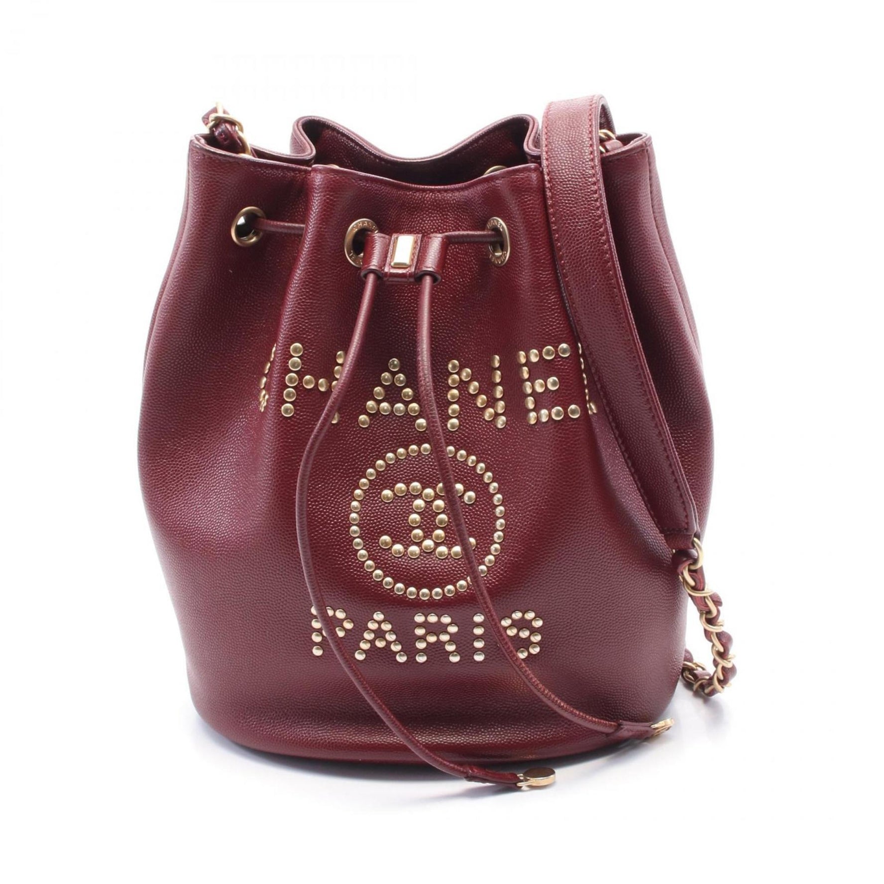 CHANEL Deauville Shoulder Bag Caviar Skin (Grained Calf)