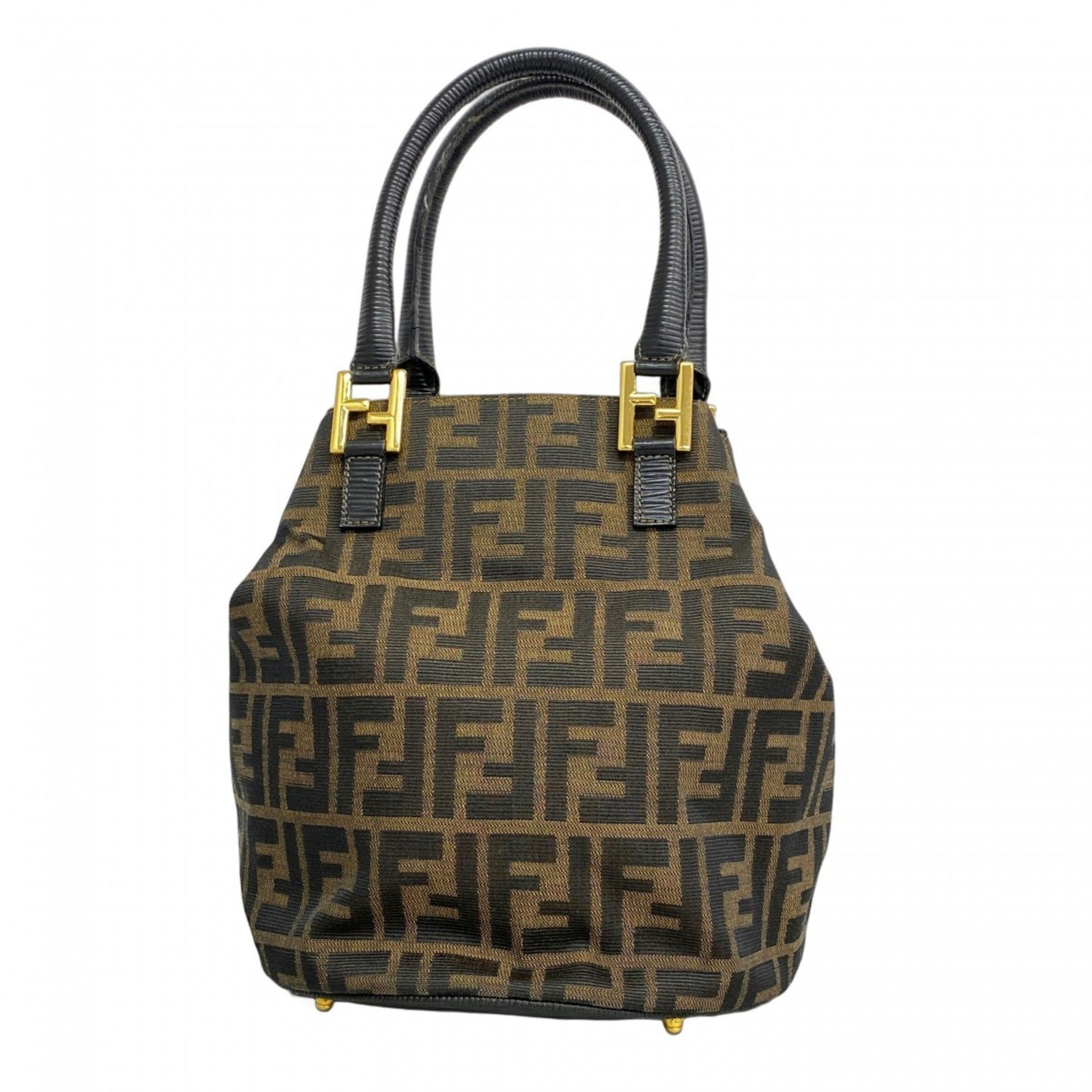 Fendi Zucca Nylon Canvas Handbag