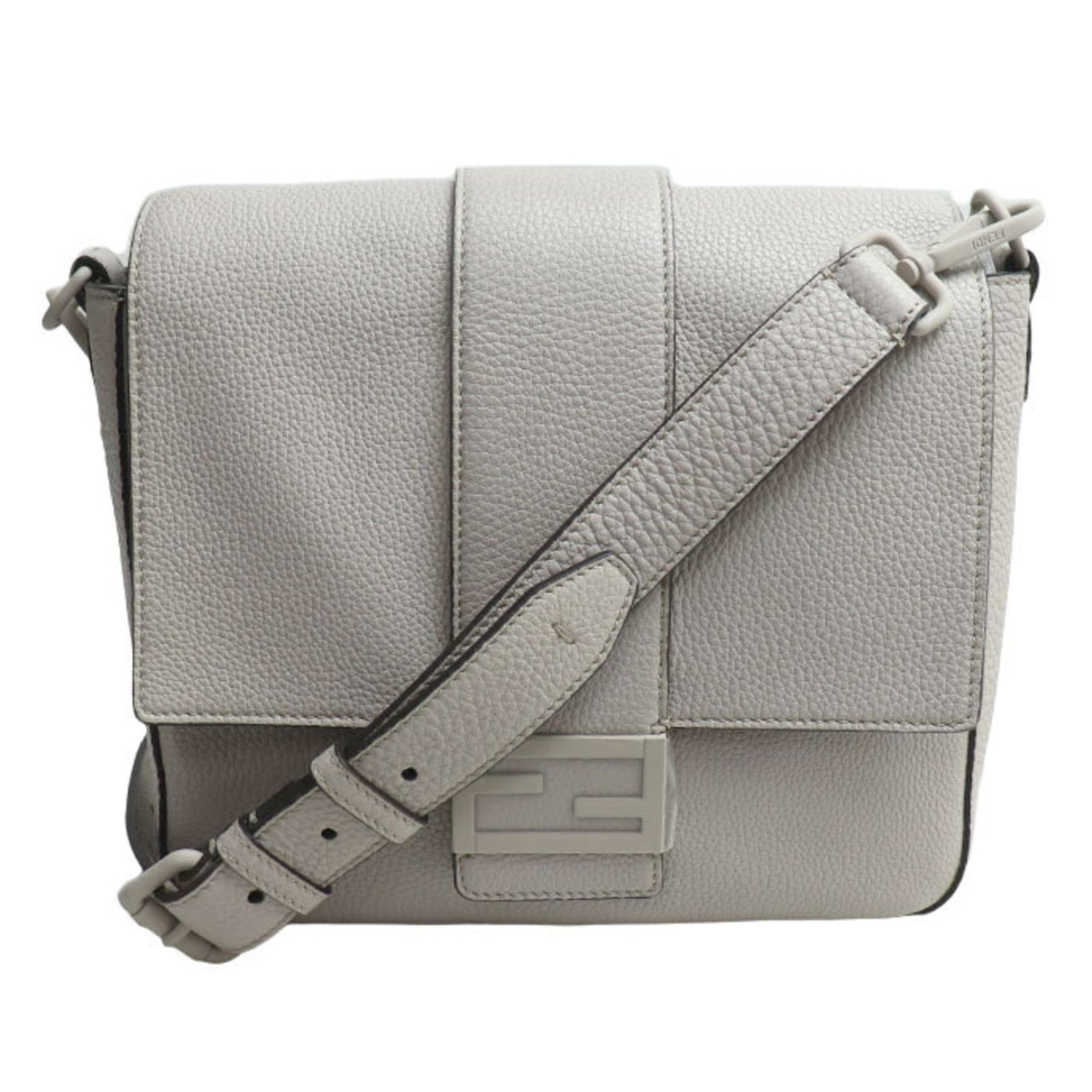FENDI Baguette Medium Shoulder Bag, Greige