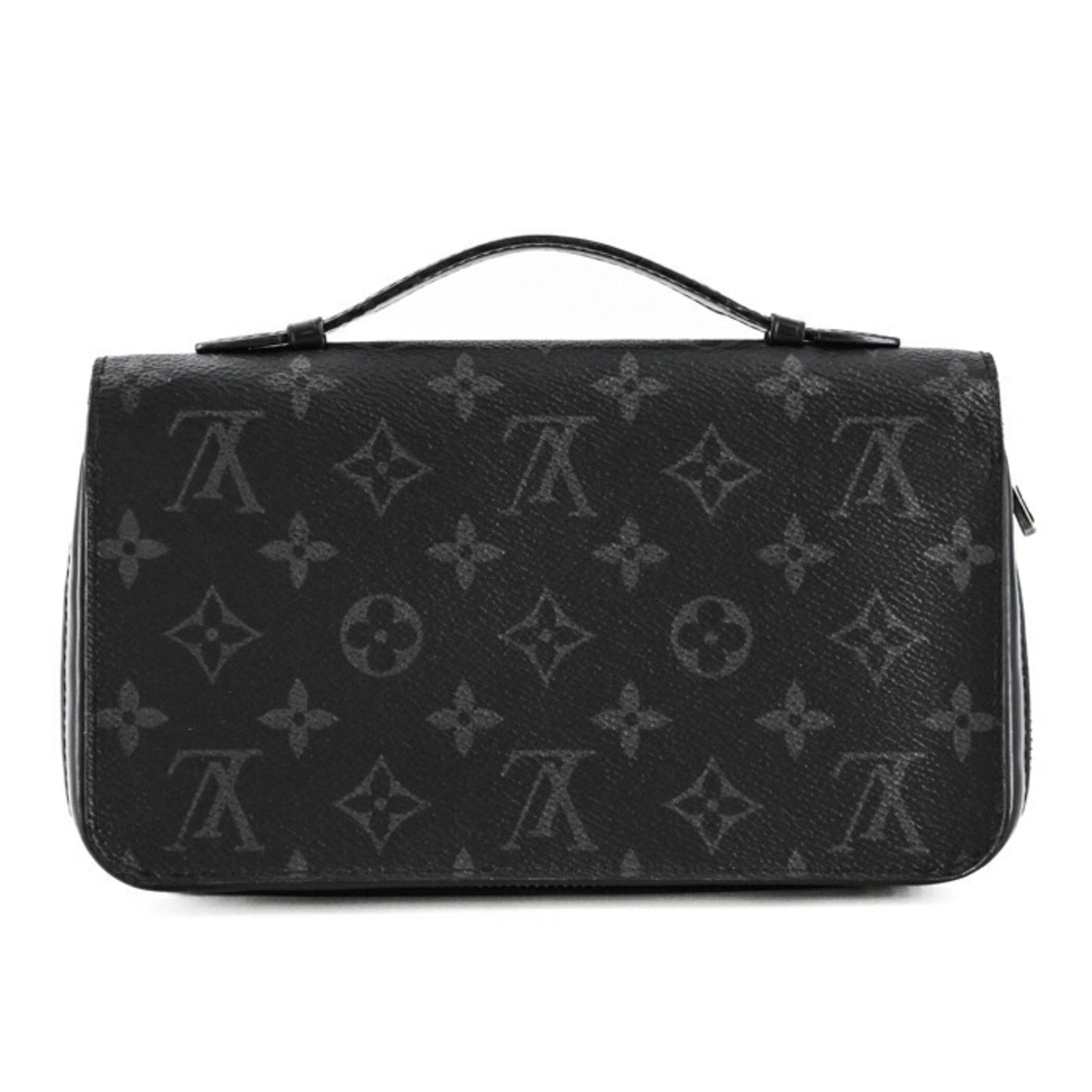 Louis Vuitton Monogram Eclipse Zippy XL Round Organizer Long Wallet