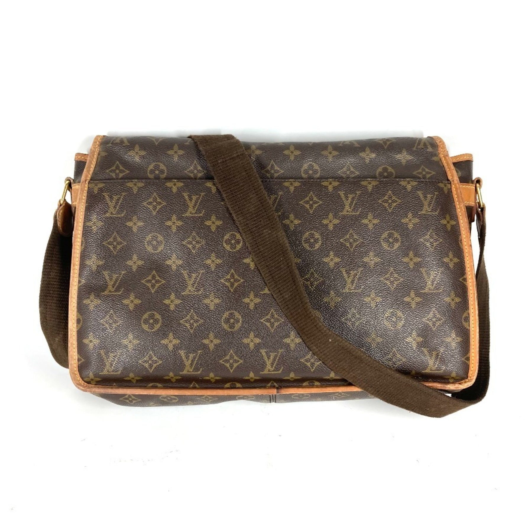 Louis Vuitton Monogram Gibessier GM Flap Crossbody Bag Messenger Shoulder Canvas Men's