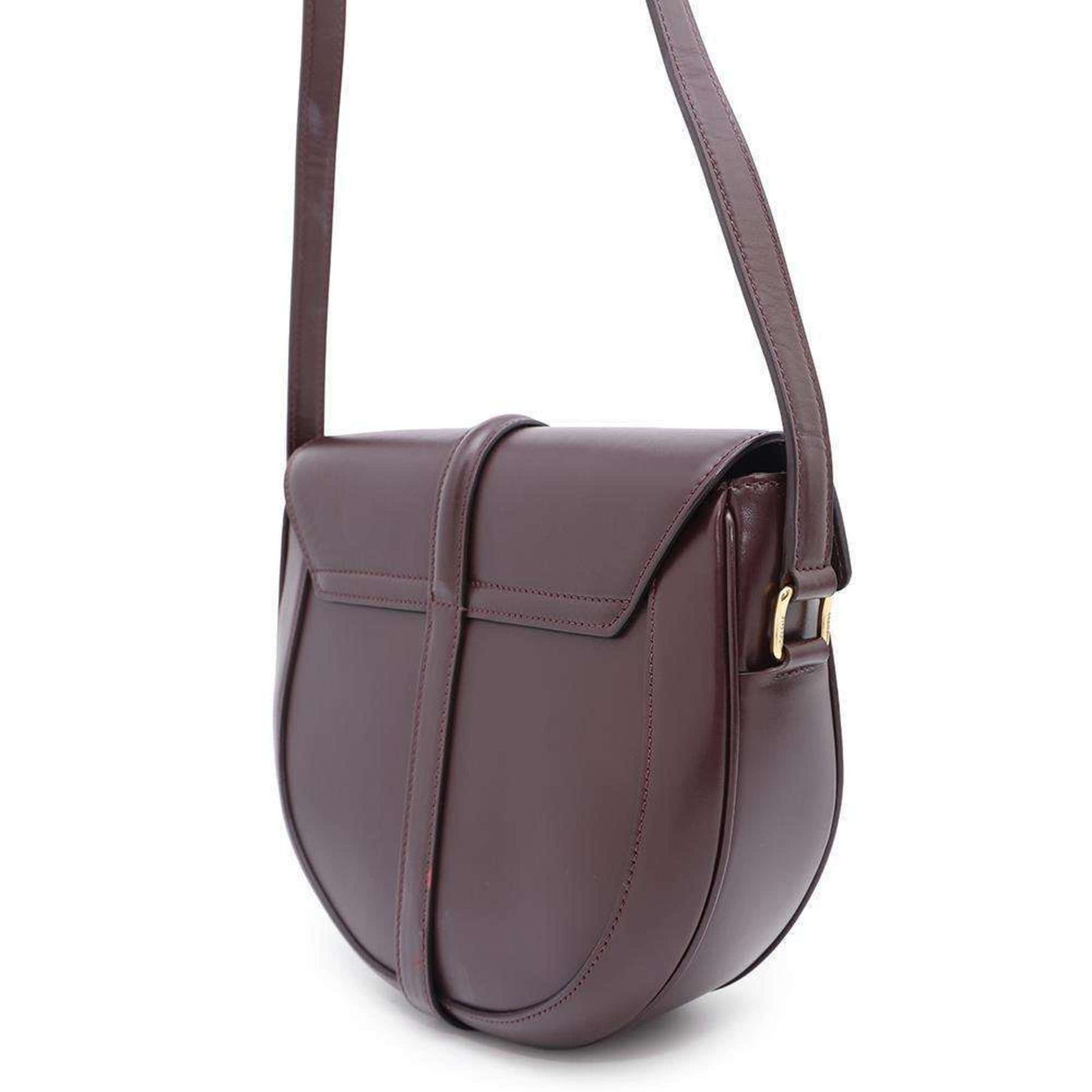 CELINE Shoulder Bag Buzase 16 Seize Leather