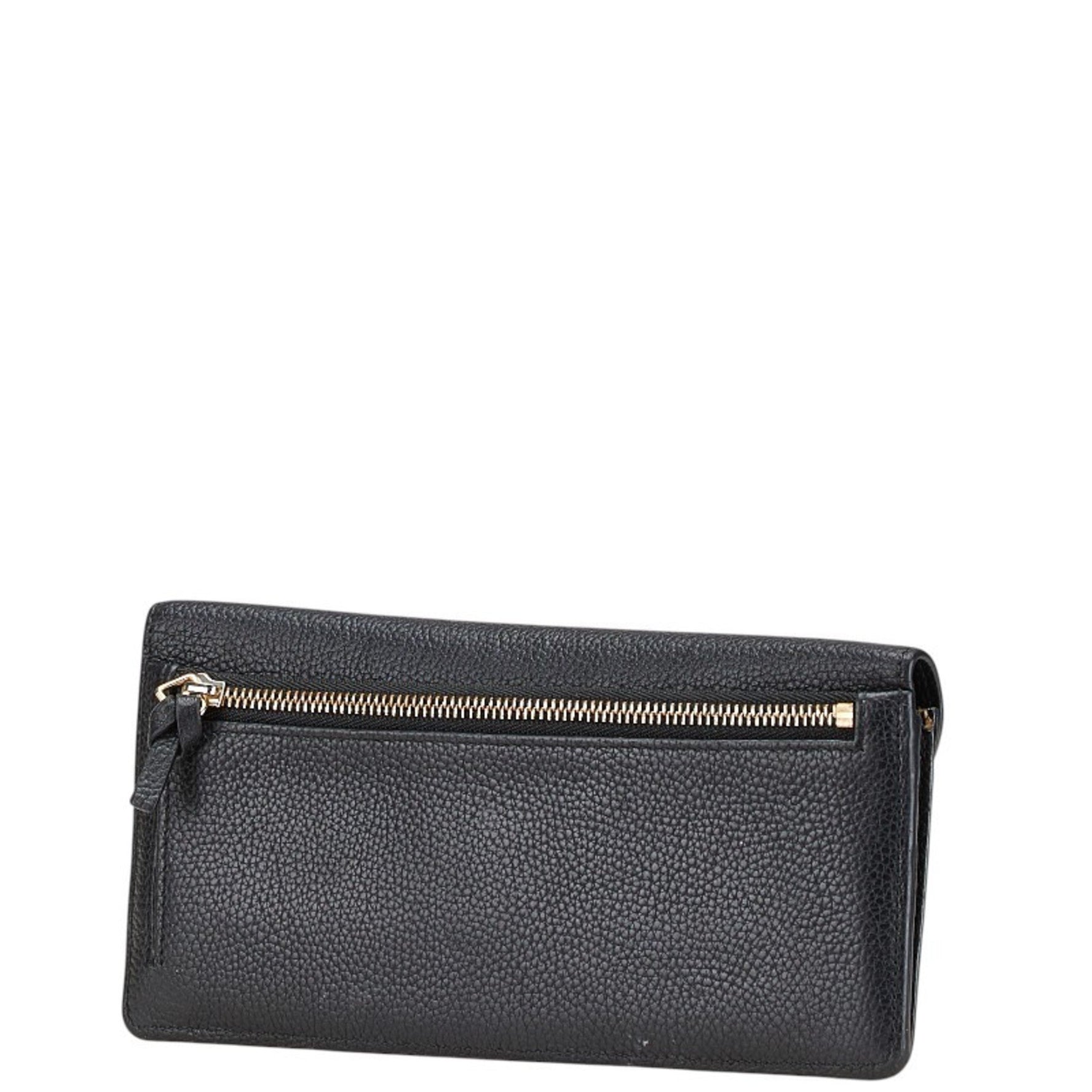 Chloé Chloe Georgia double flap long wallet in leather.