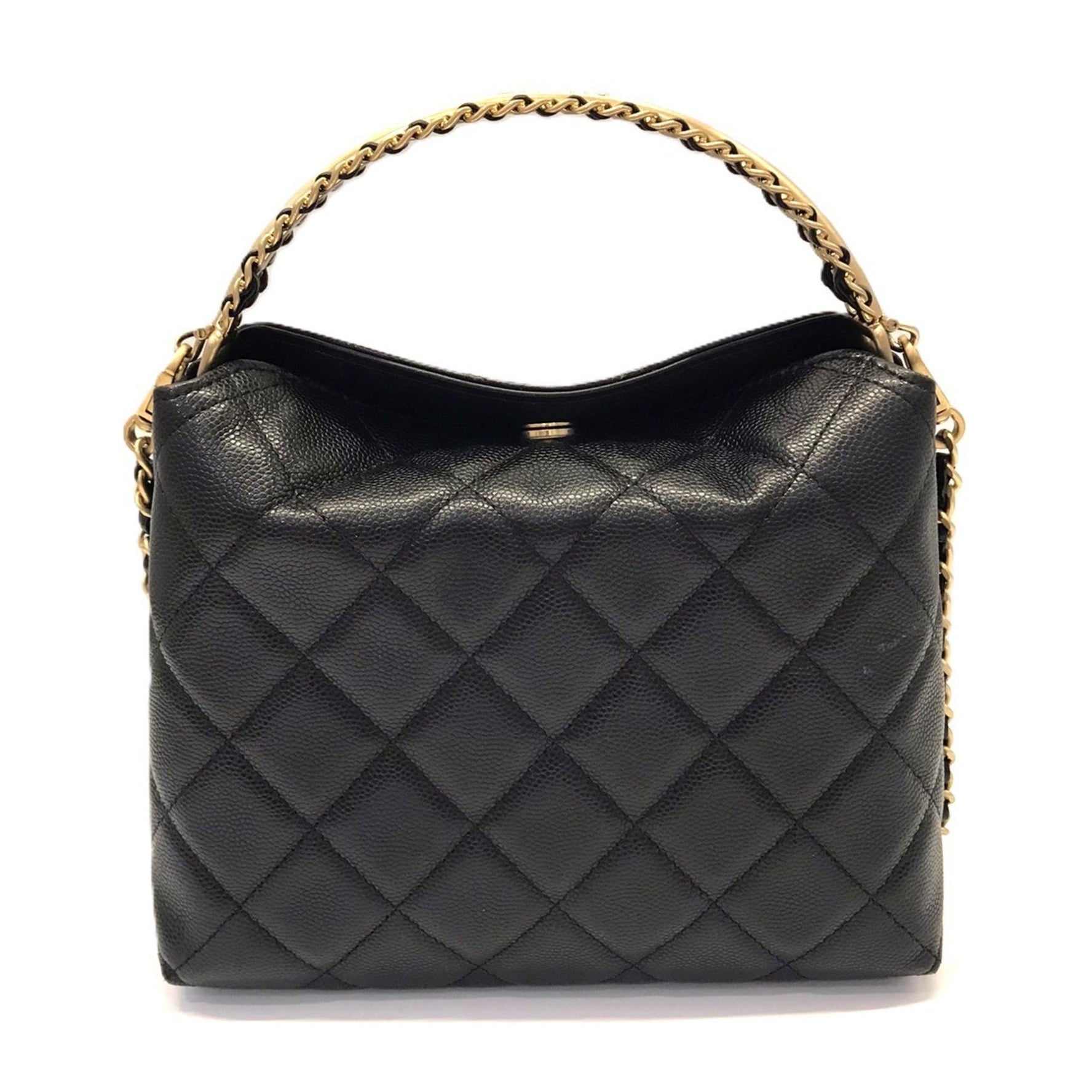 Chanel Chain Clutch Shoulder Bag in Caviar Leather