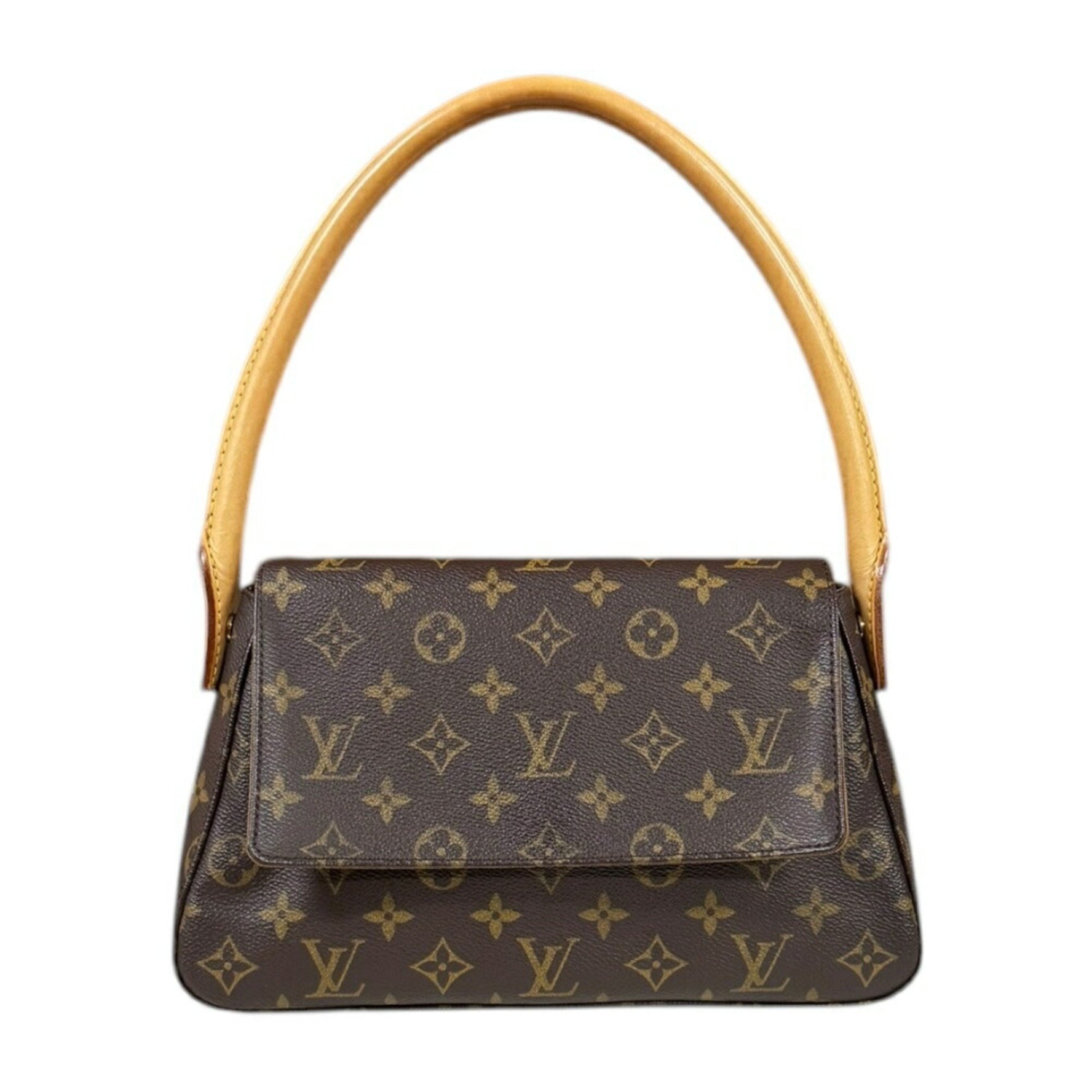 Louis Vuitton Looping Monogram Shoulder Bag Canvas M51147 Brown Women's LOUIS VUITTON