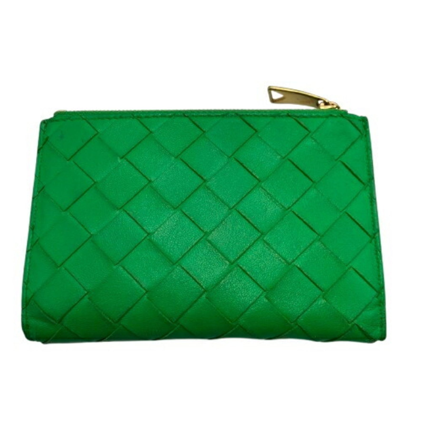 BOTTEGA VENETA Bottega Veneta Intrecciato Medium Wallet Green
