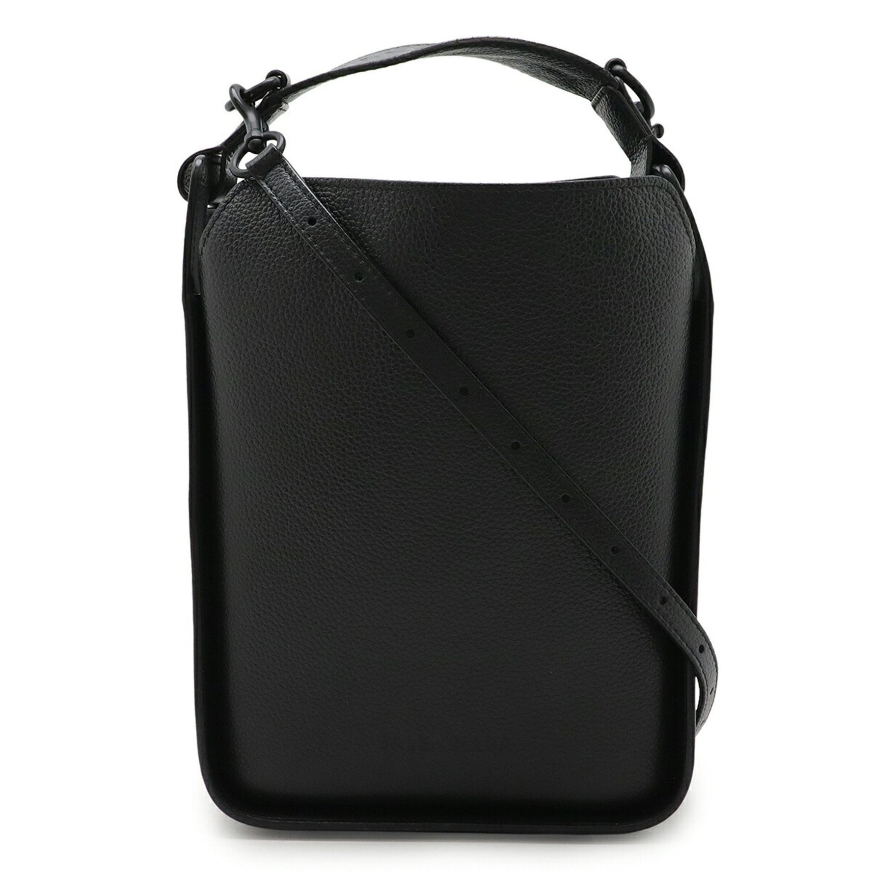 BALENCIAGA TOOL 2.0 North South XS Shoulder Bag/Handbag in Black Leather (Pouch Not Included)