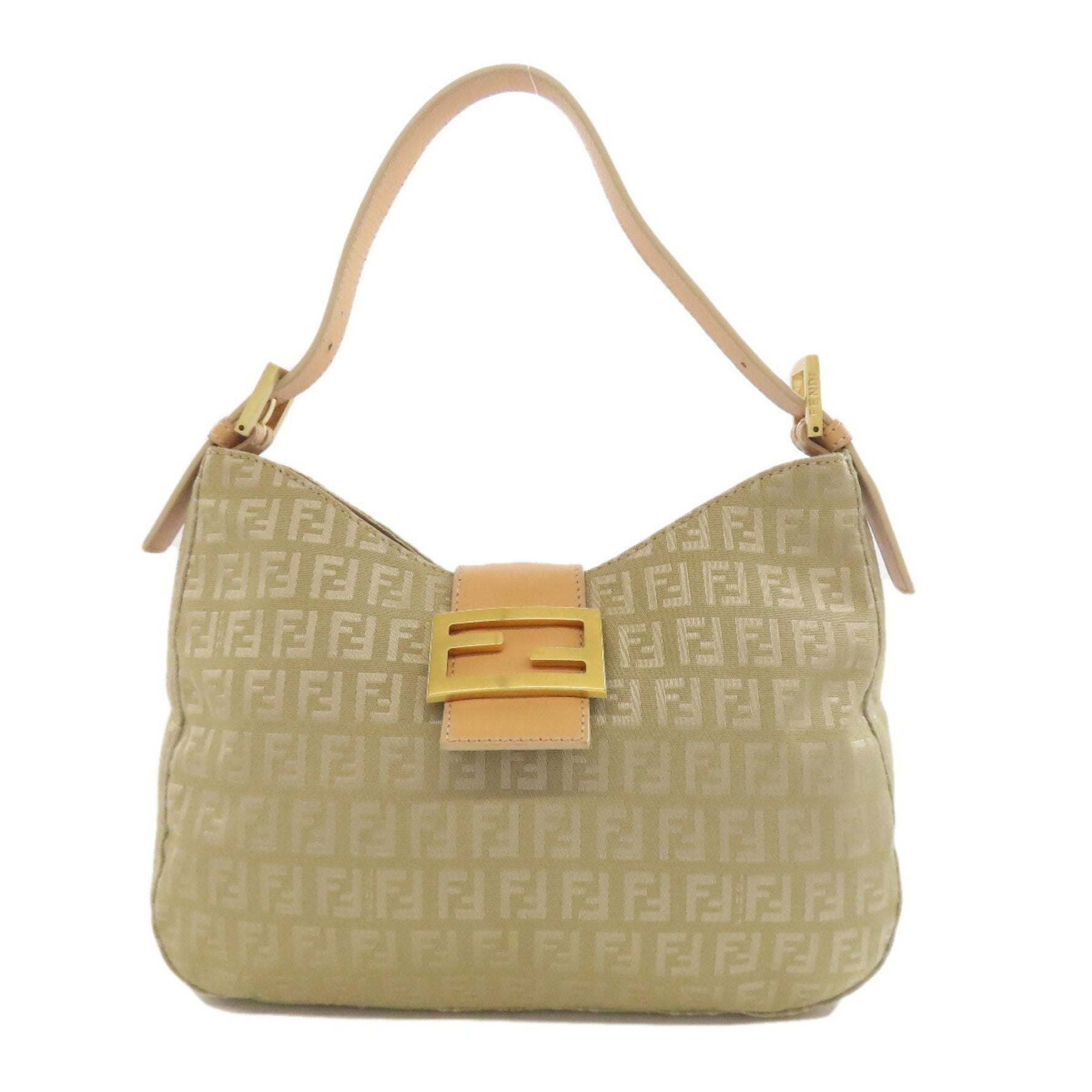 Fendi Zucca pattern canvas handbag
