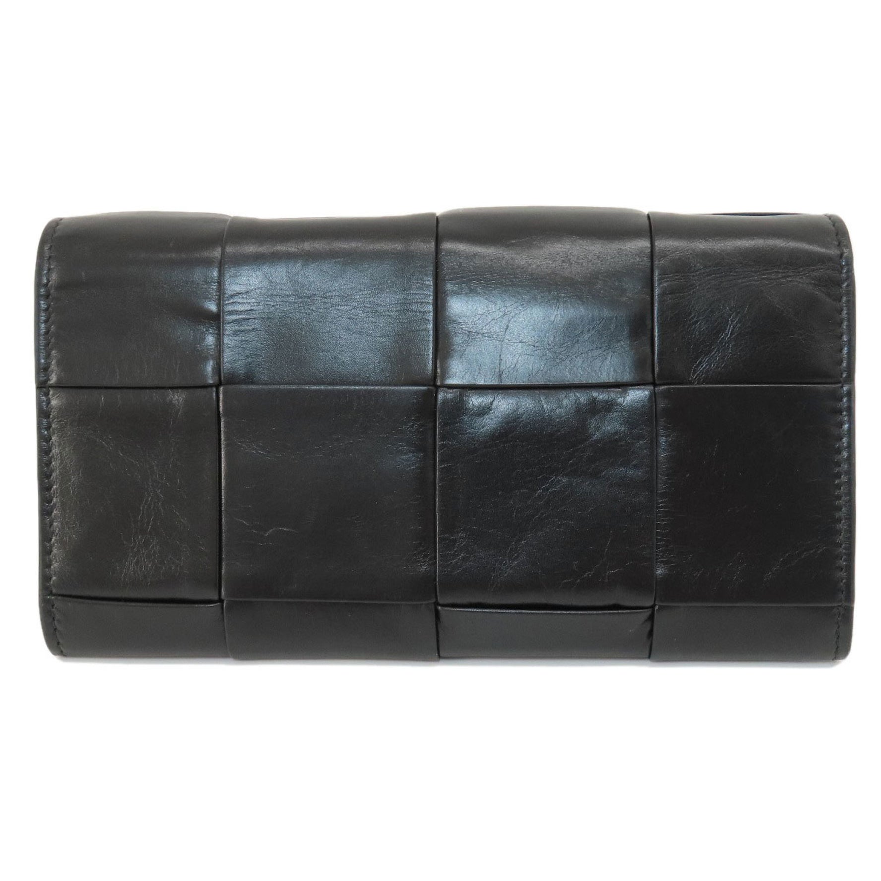 Bottega Veneta Maxi Intrecciato Long Wallet Leather