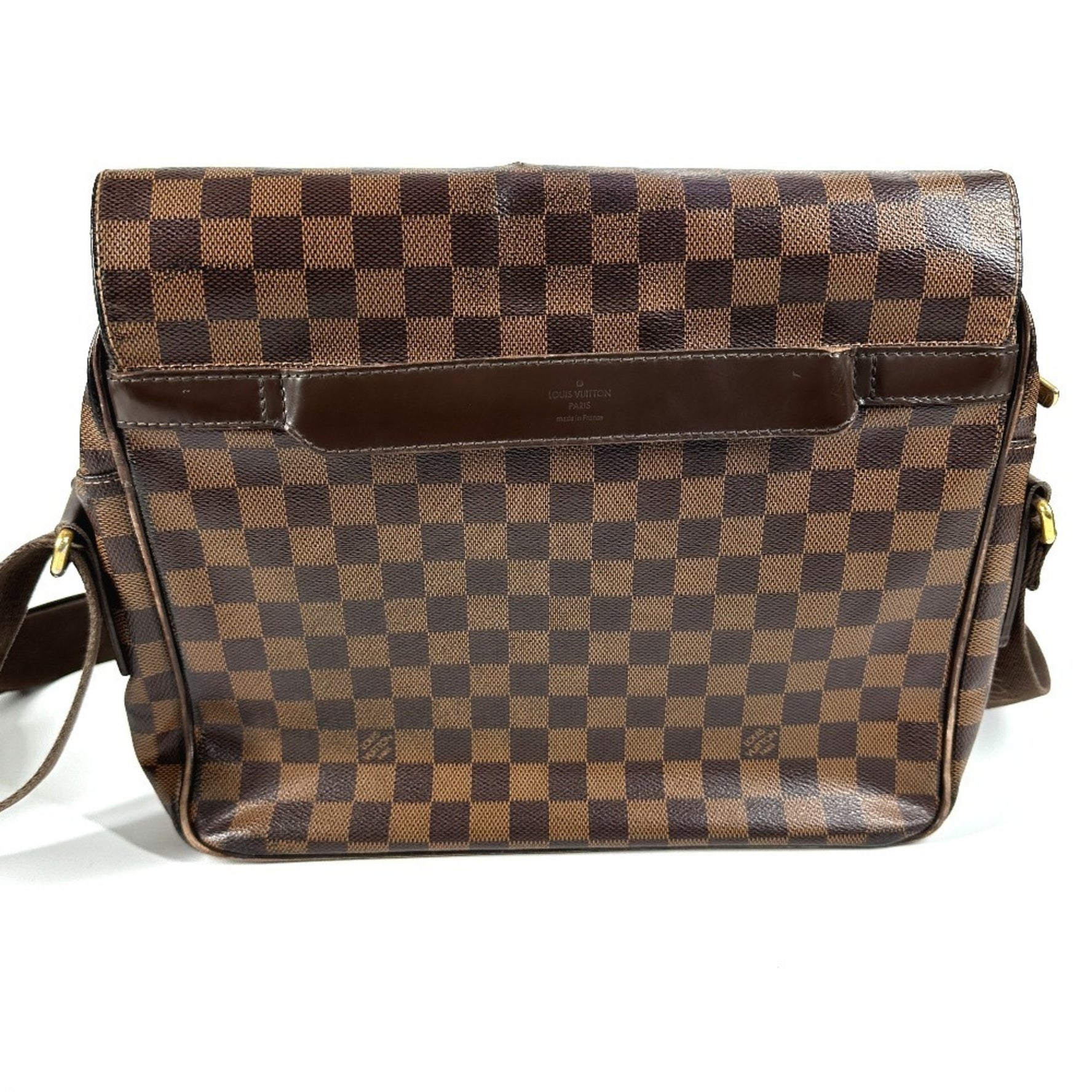 Louis Vuitton Damier Shelton MM Bag Crossbody Messenger Shoulder Canvas Men's Ebene