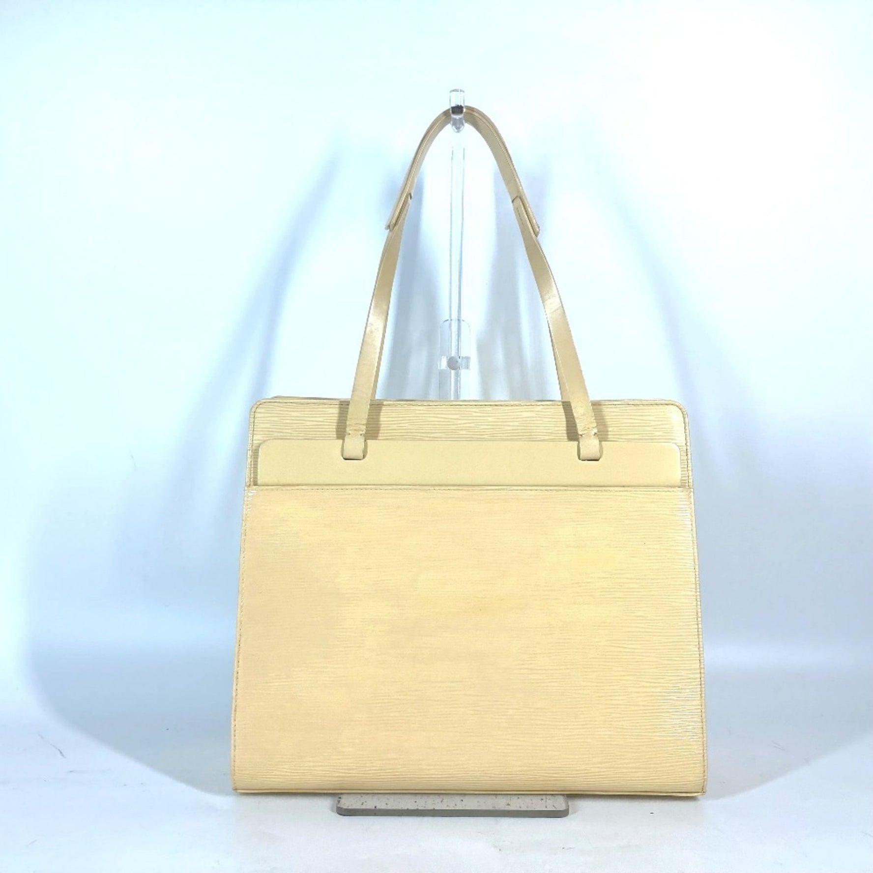 LOUIS VUITTON M5249A Epi Croisette PM Shoulder Bag Tote Leather Women's Vanille Yellow