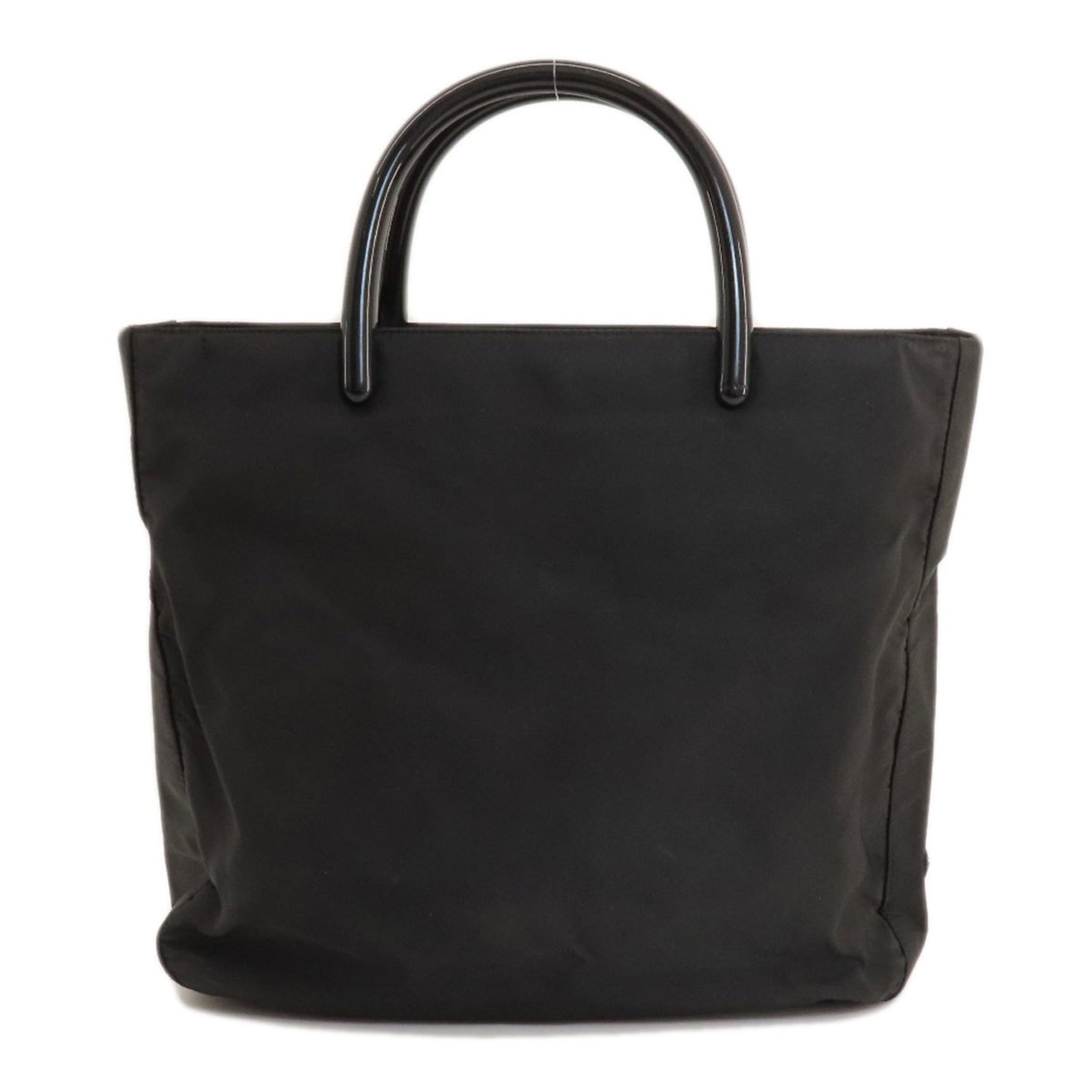 Prada metal fittings handbag nylon material ladies
