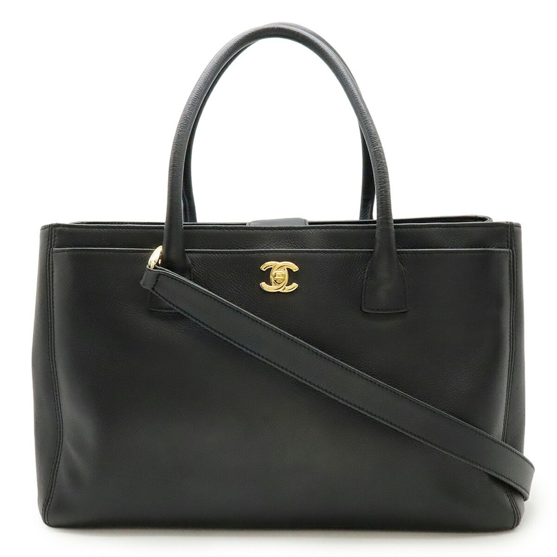 CHANEL Executive Line Coco Mark Tote Bag, Handbag, Shoulder