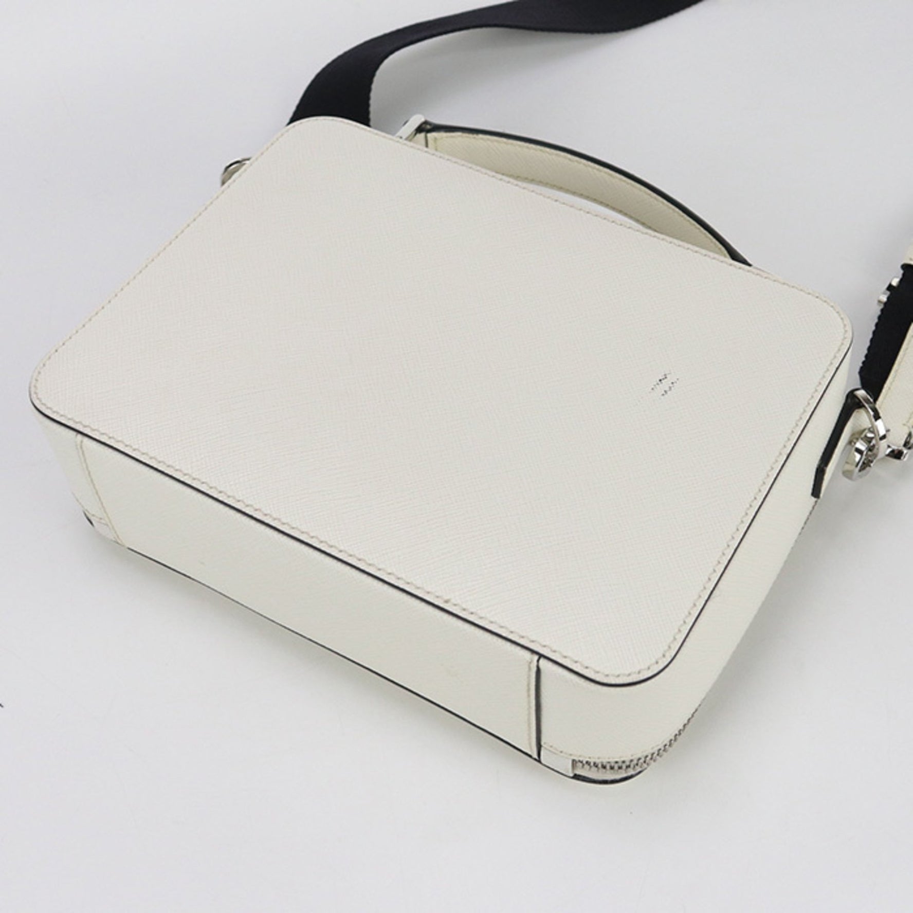 PRADA Handbag Brick Saffiano Leather Bag