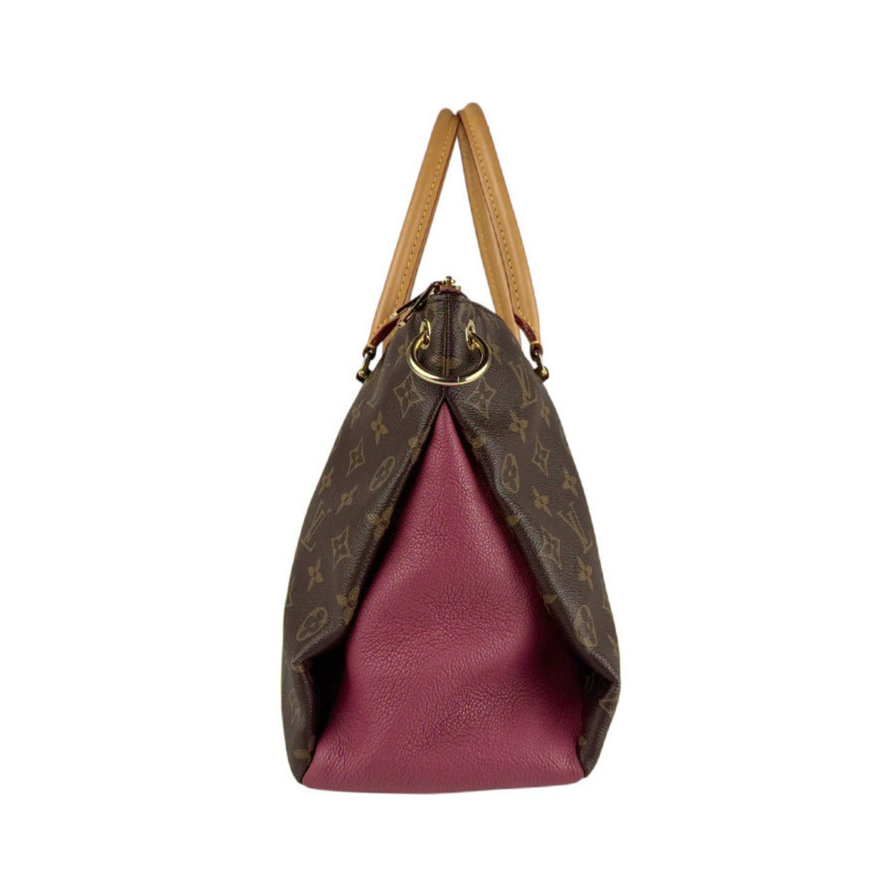 Louis Vuitton Monogram Pallas Handbag in Canvas, Rose Bruyere