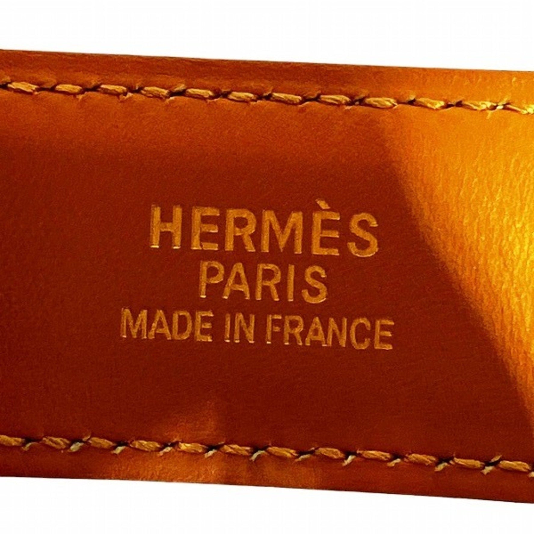 Hermes Schondainckle A stamped accessory belt for women