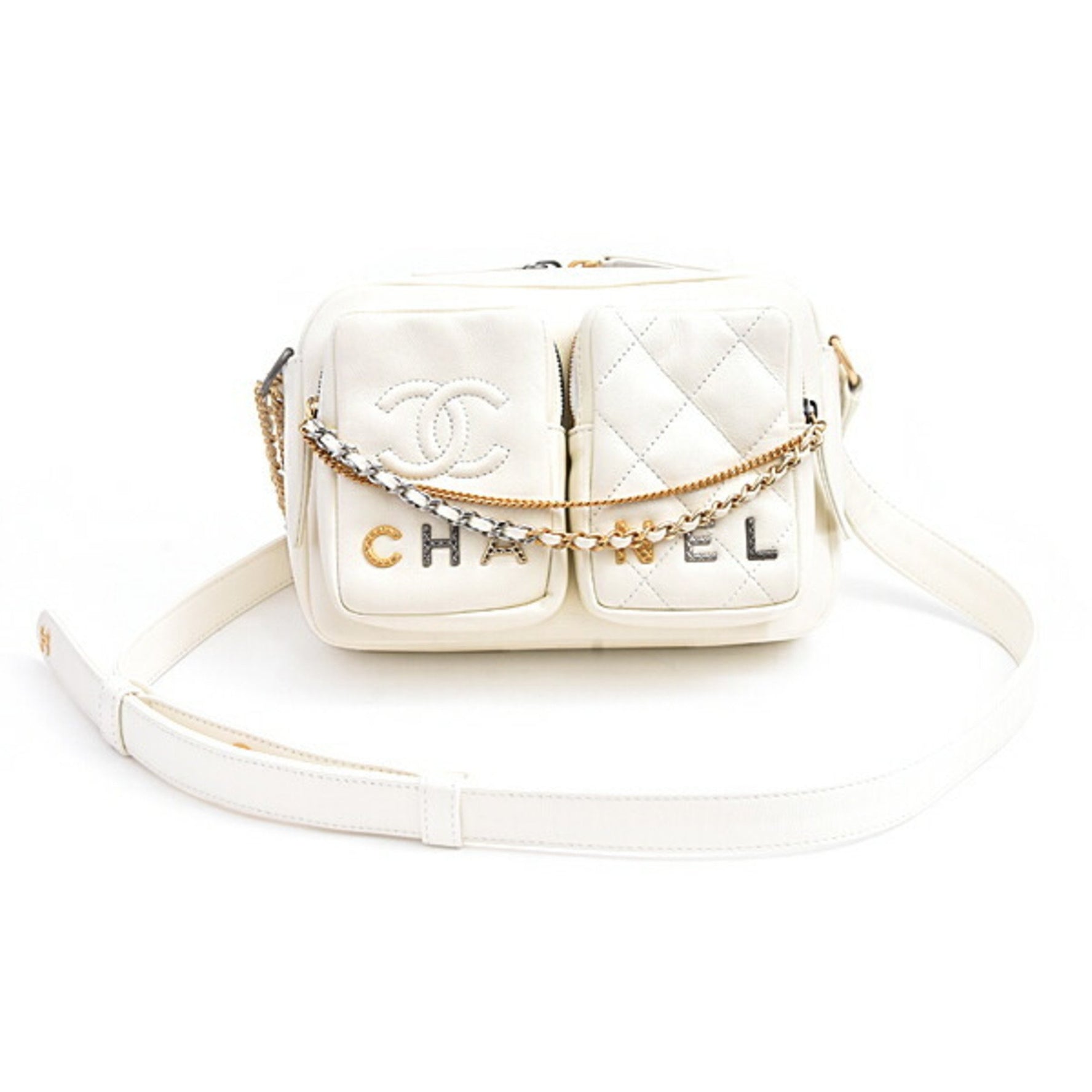Chanel Women's Small Camera Bag Shoulder Lambskin CHANEL AS2923