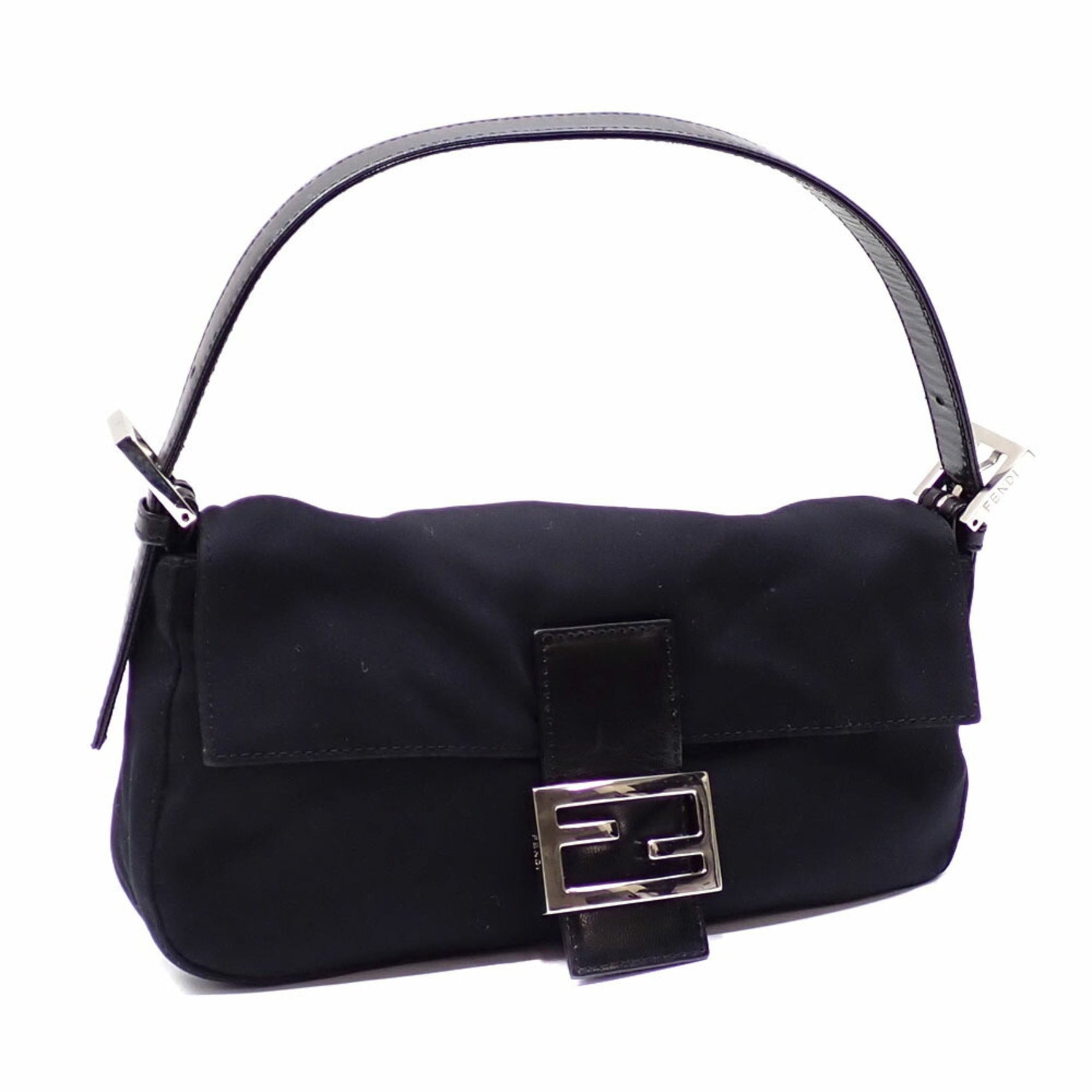 Fendi Mamma Bucket Handbag, Nylon and Leather
