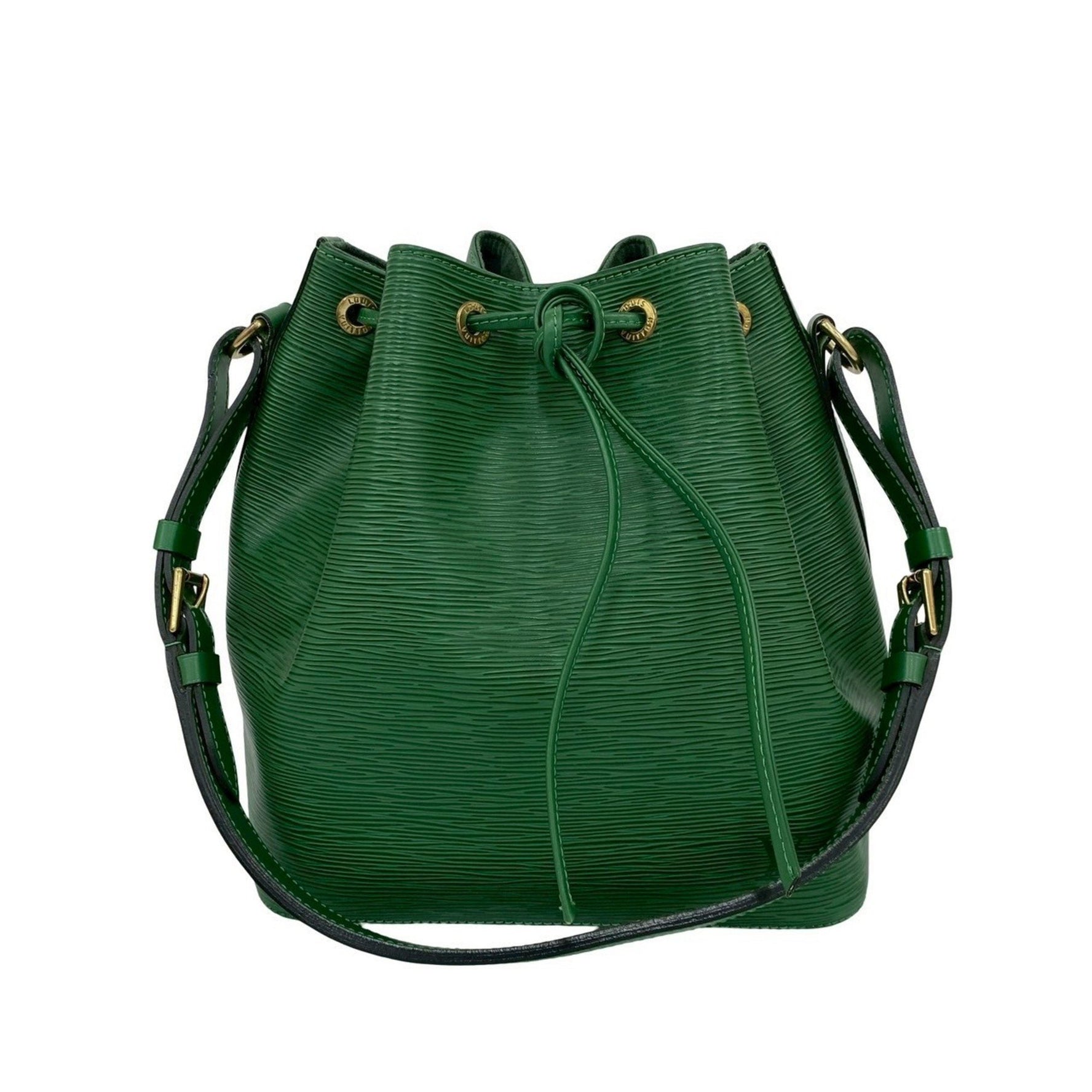 LOUIS VUITTON Vintage Petit Noe Epi Leather Drawstring Semi-One Shoulder Bag in Borneo -5079