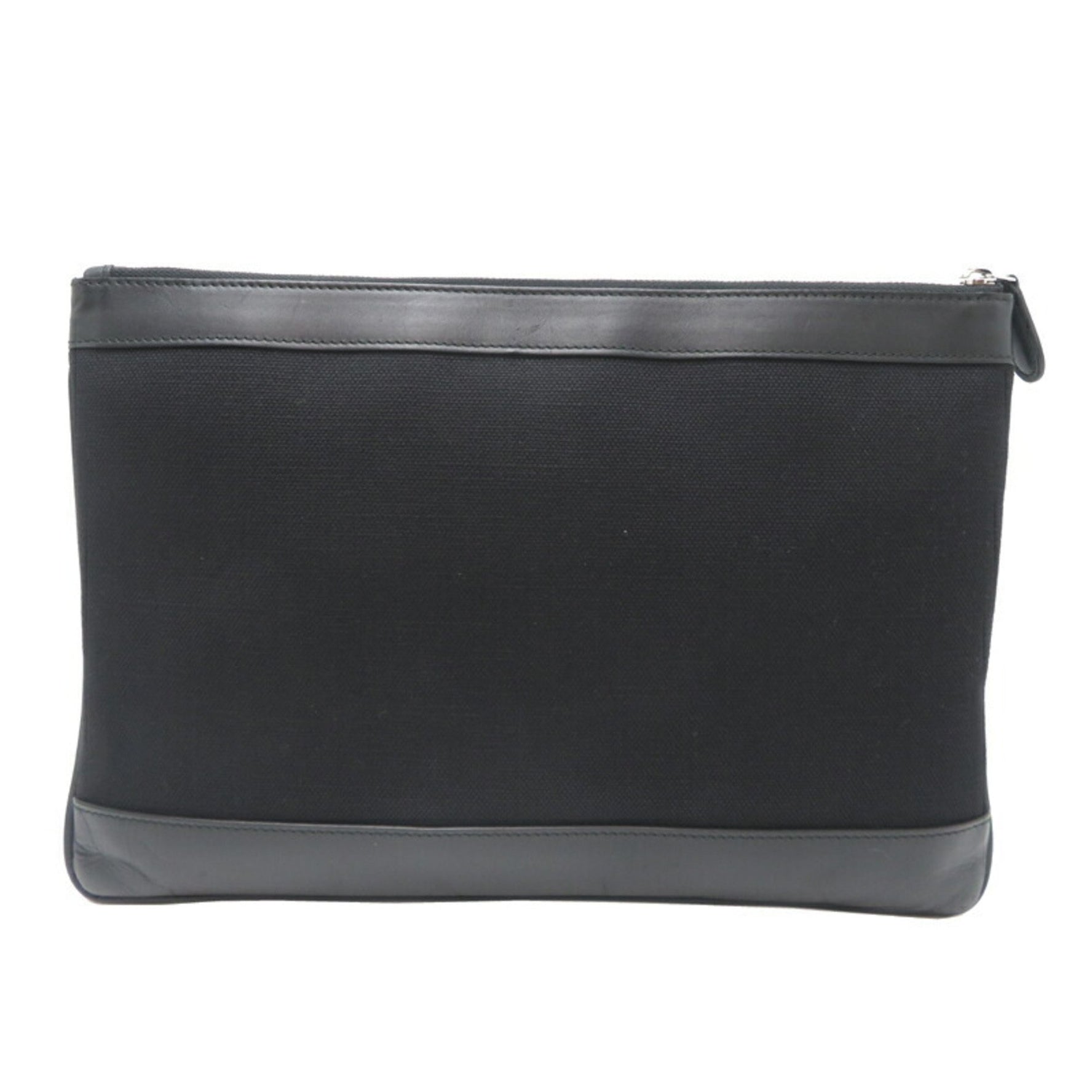 Balenciaga Navy Clip M Men's Clutch Bag Canvas