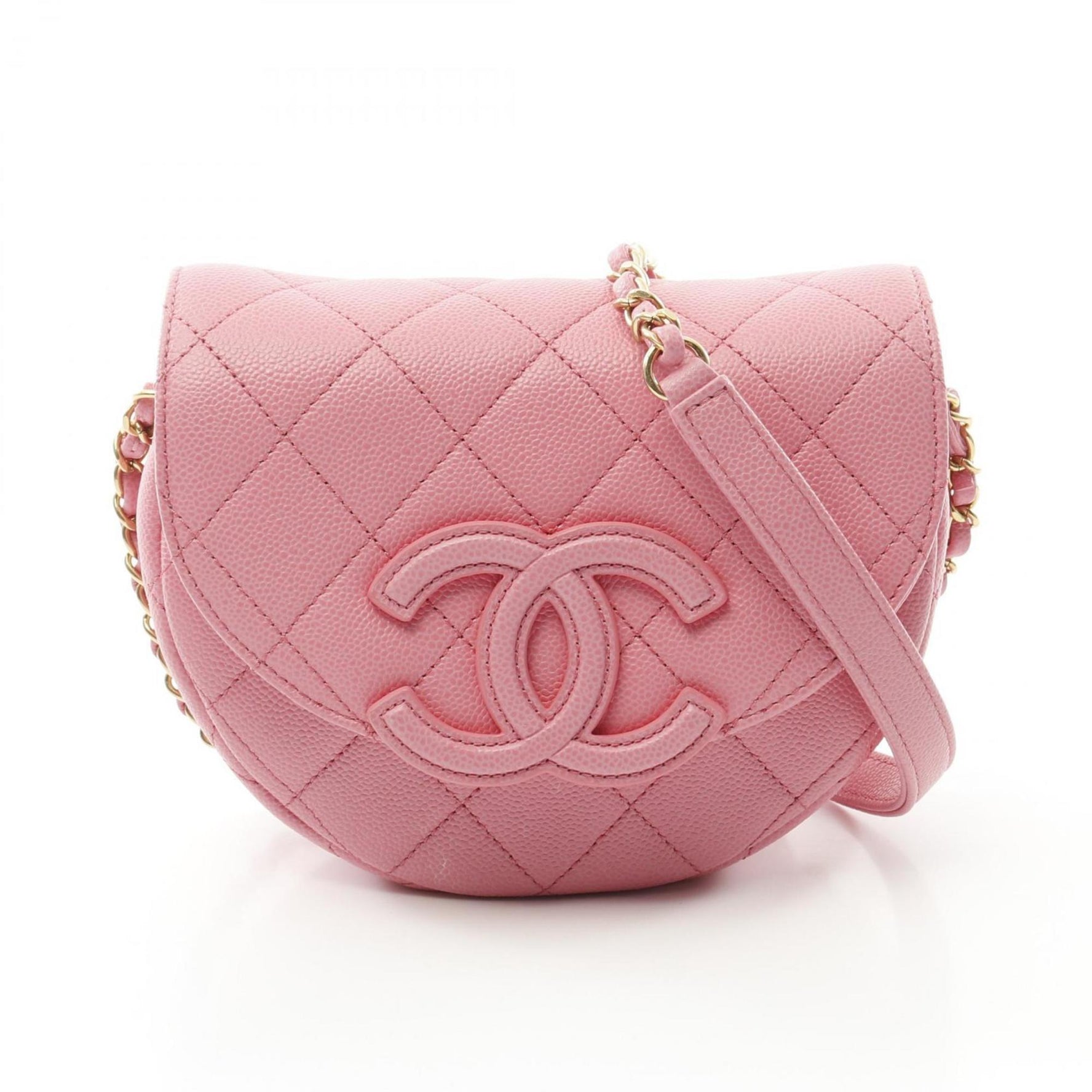 CHANEL Matelasse Mini Shoulder Bag Caviar Skin (Grained Calf)