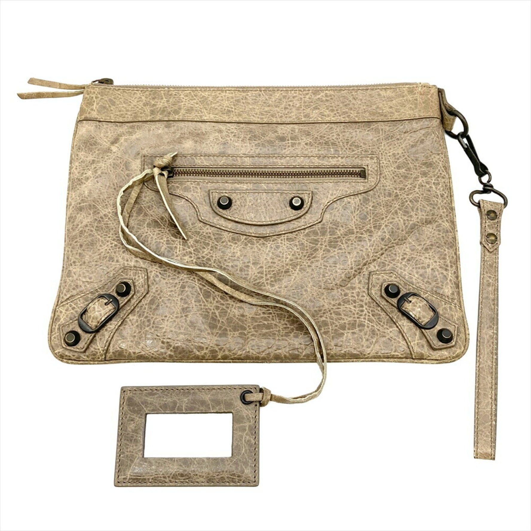 Balenciaga City Clutch Second Bag Lambskin