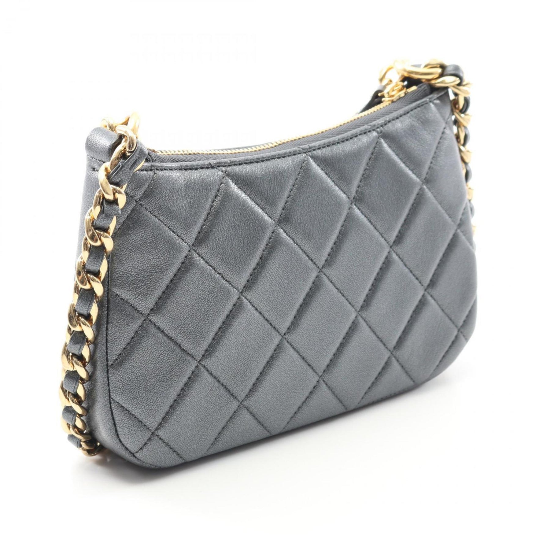 CHANEL Matelasse Coco Mark Shoulder Bag, Leather