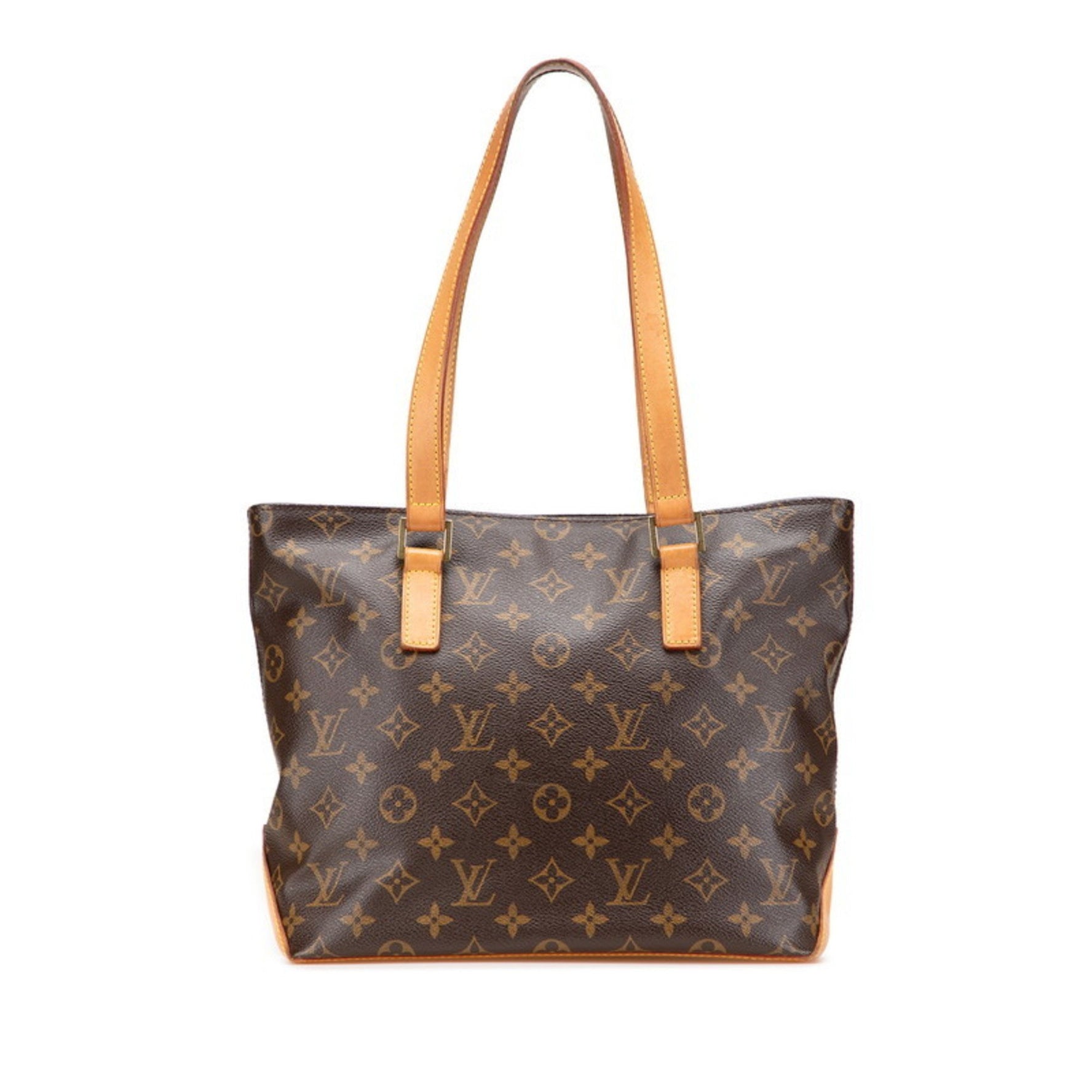 Louis Vuitton Monogram Cabas Piano Shoulder Bag Tote M51151 Brown PVC Leather Women's LOUIS VUITTON