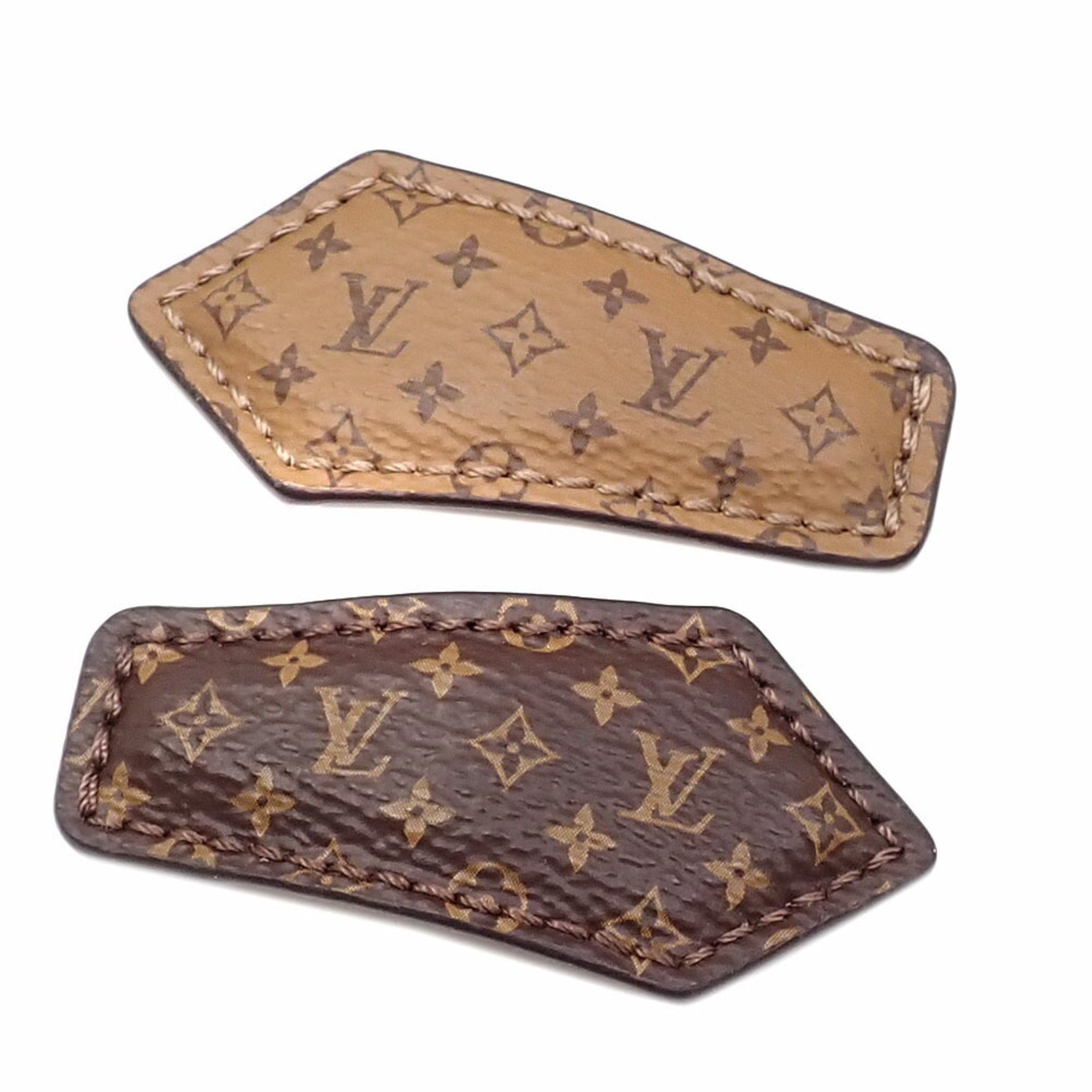 Louis Vuitton LV Backstage Mini Hair Clip Monogram Reverse Hairpin