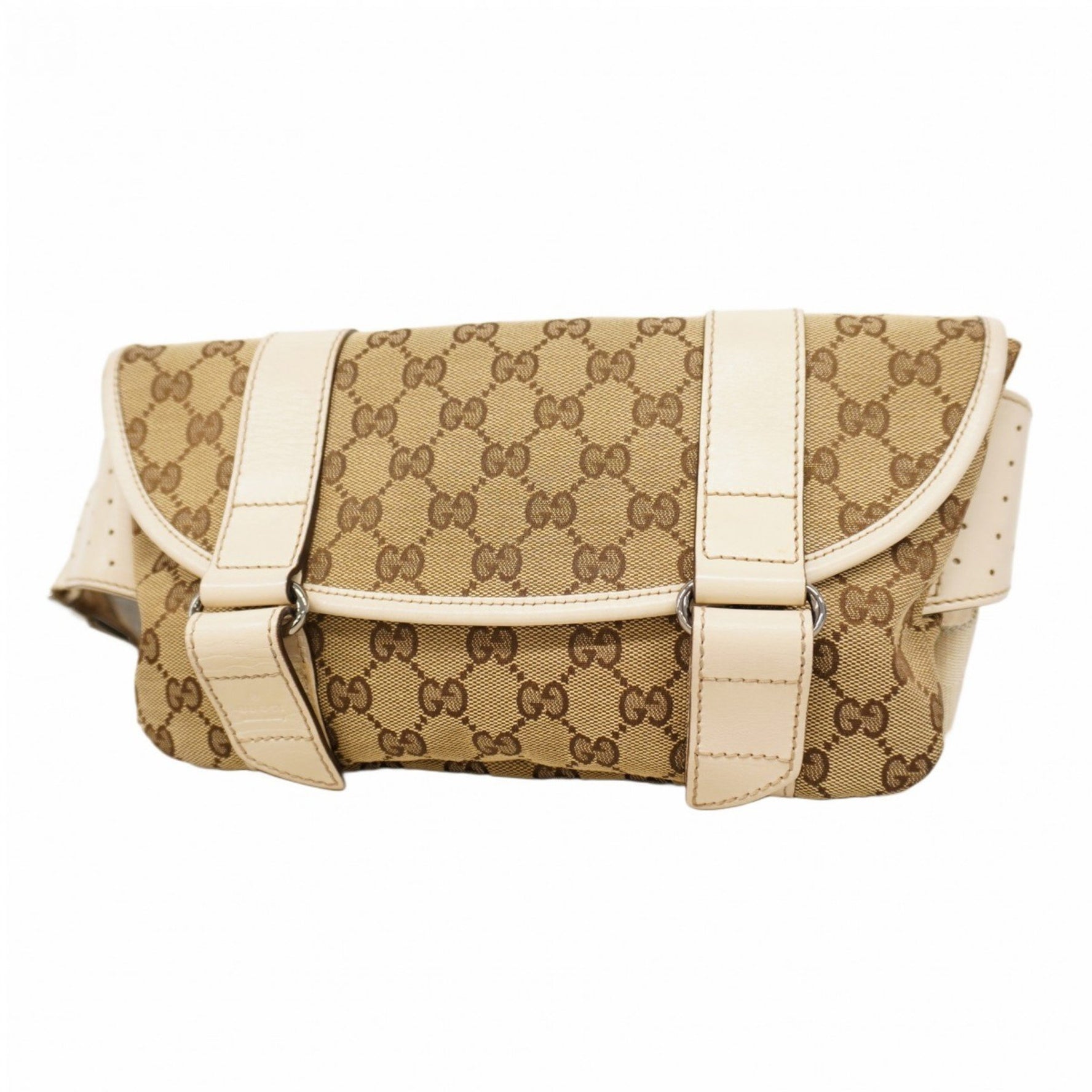 Gucci Waist Bag GG Canvas Beige Ivory