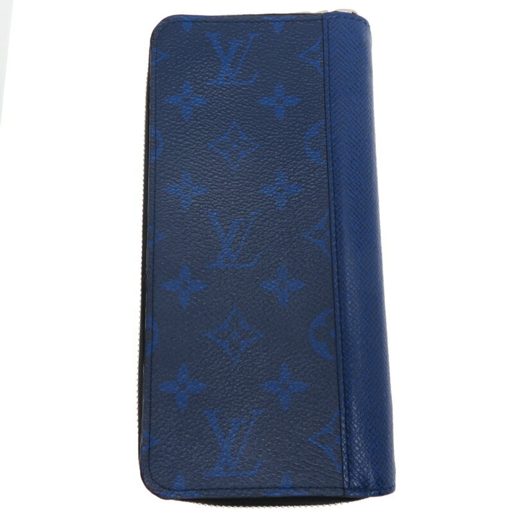 Louis Vuitton Zippy Wallet Vertical Long Taiga Rama Cobalt