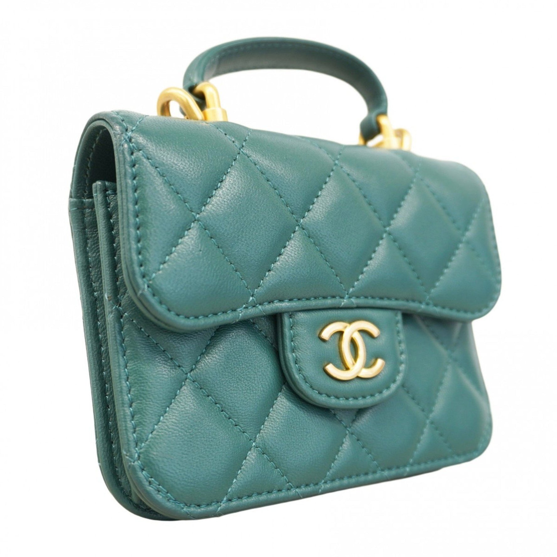 Chanel Matelasse Chain Shoulder Bag, Lambskin