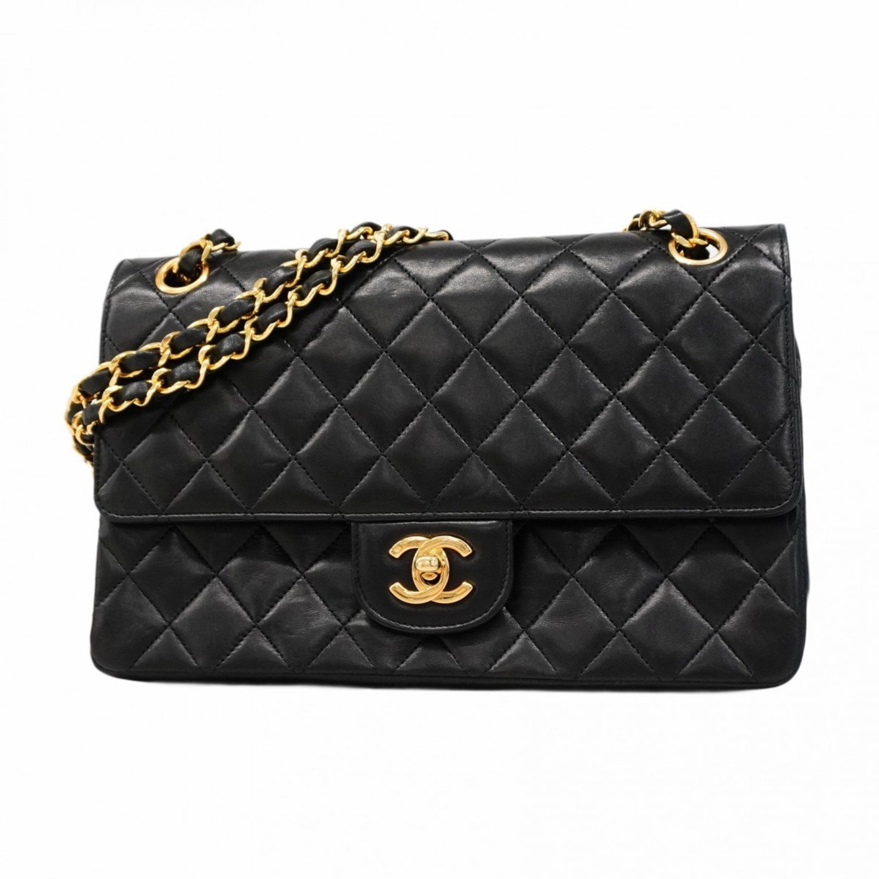 Chanel Matelasse Shoulder Bag with Double Flap and Chain, Lambskin