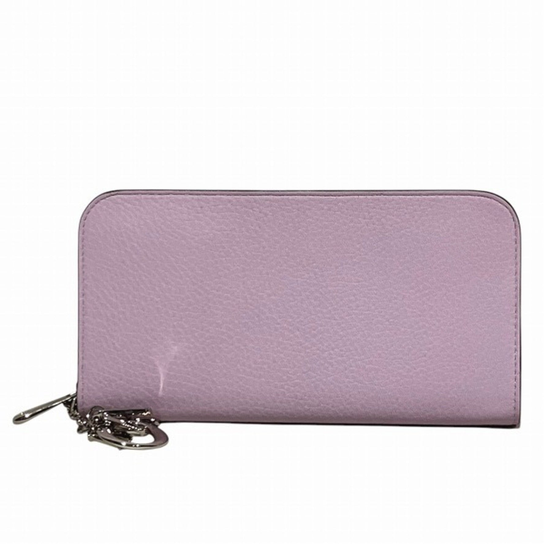 Christian Dior Dior Pink and Yellow Charm Long Wallet