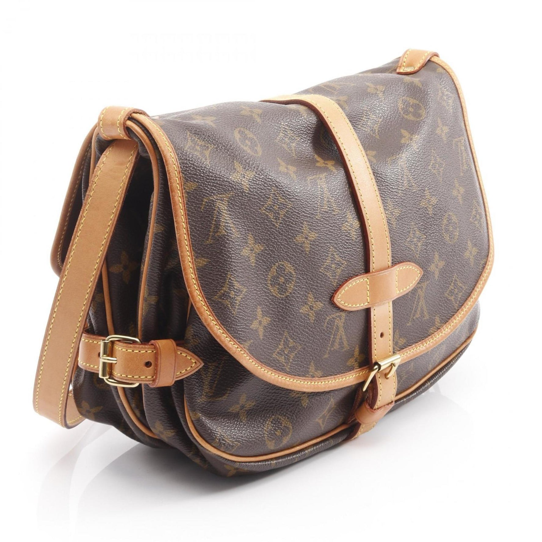 Louis Vuitton Saumur 30 Shoulder Bag, Coated Canvas and Leather, Monogram