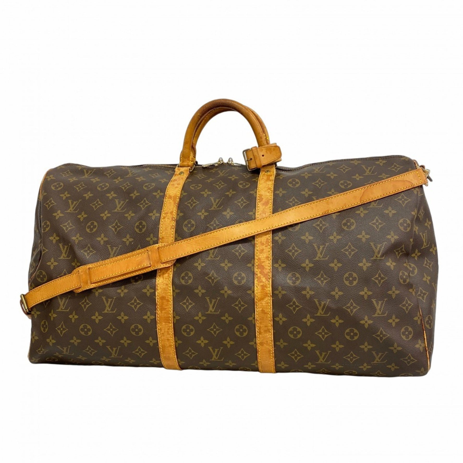 Louis Vuitton Monogram Keepall Bandouliere 60 Boston Bag Men's and