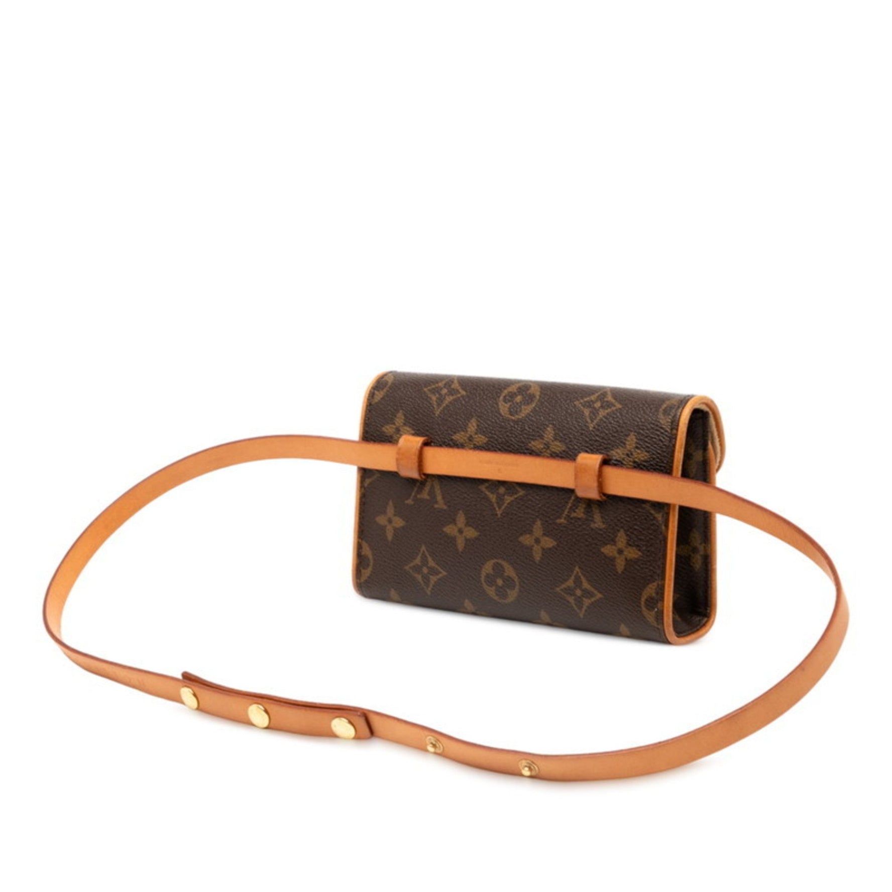 Louis Vuitton Monogram Pochette Florentine Body Bag/Waist Bag Leather LOUIS VUITTON