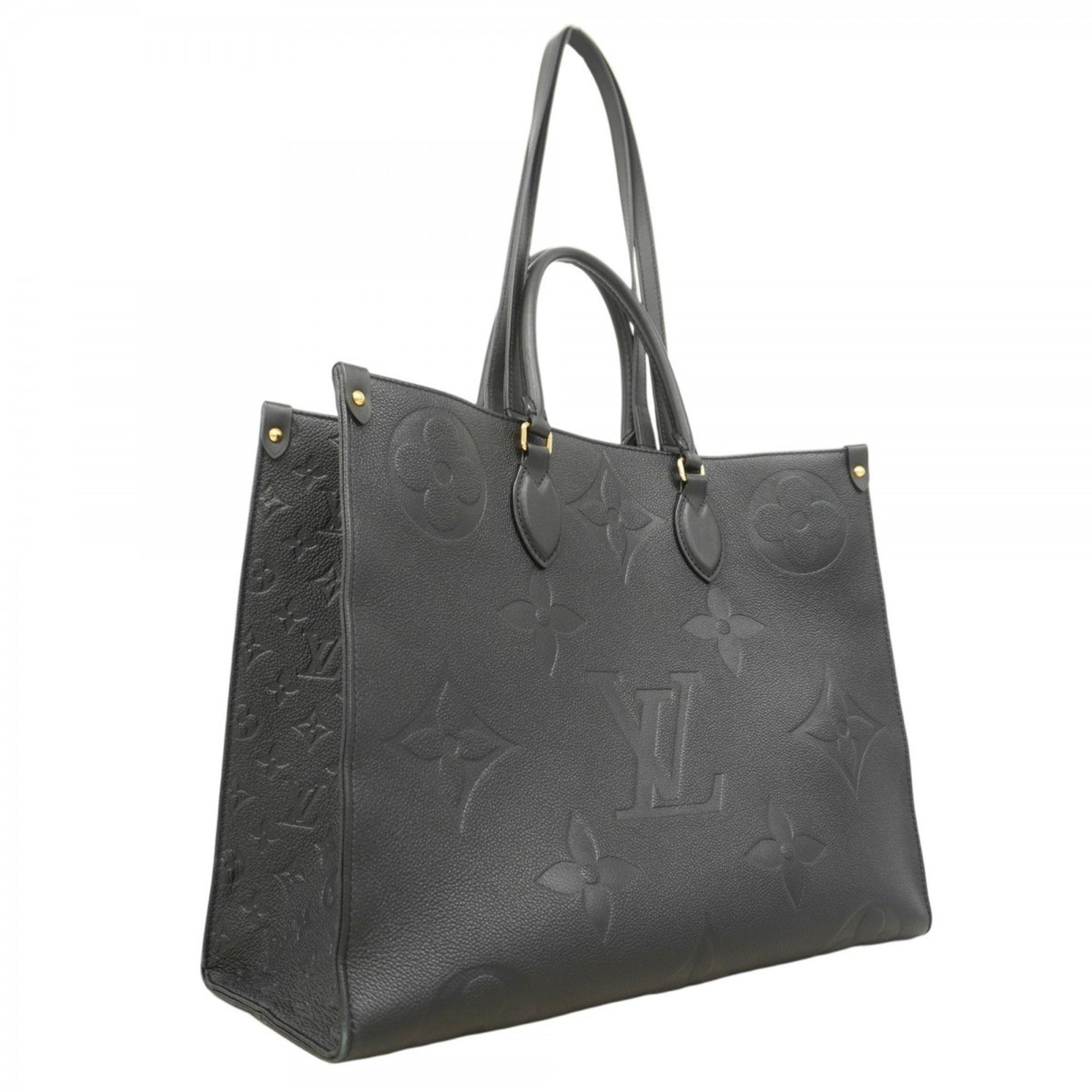 Louis Vuitton Monogram Empreinte On-the-Go Tote Bag, GM, M44925, Noir, Women's