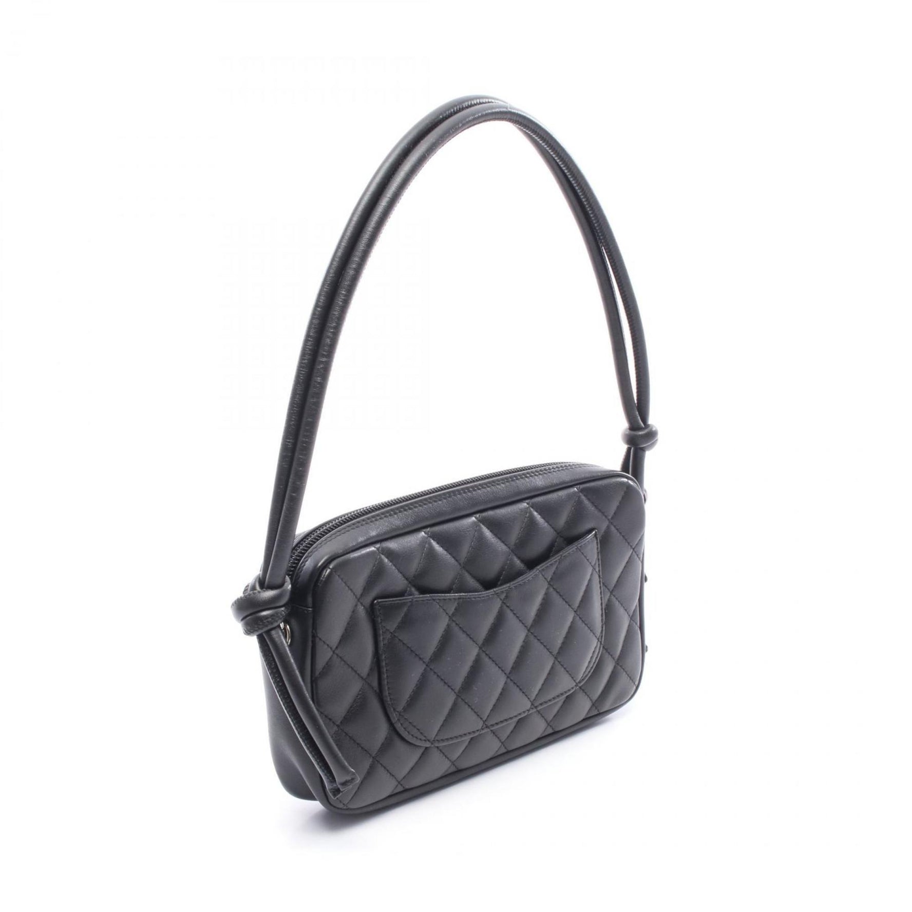 CHANEL Cambon Line Handbag, Leather