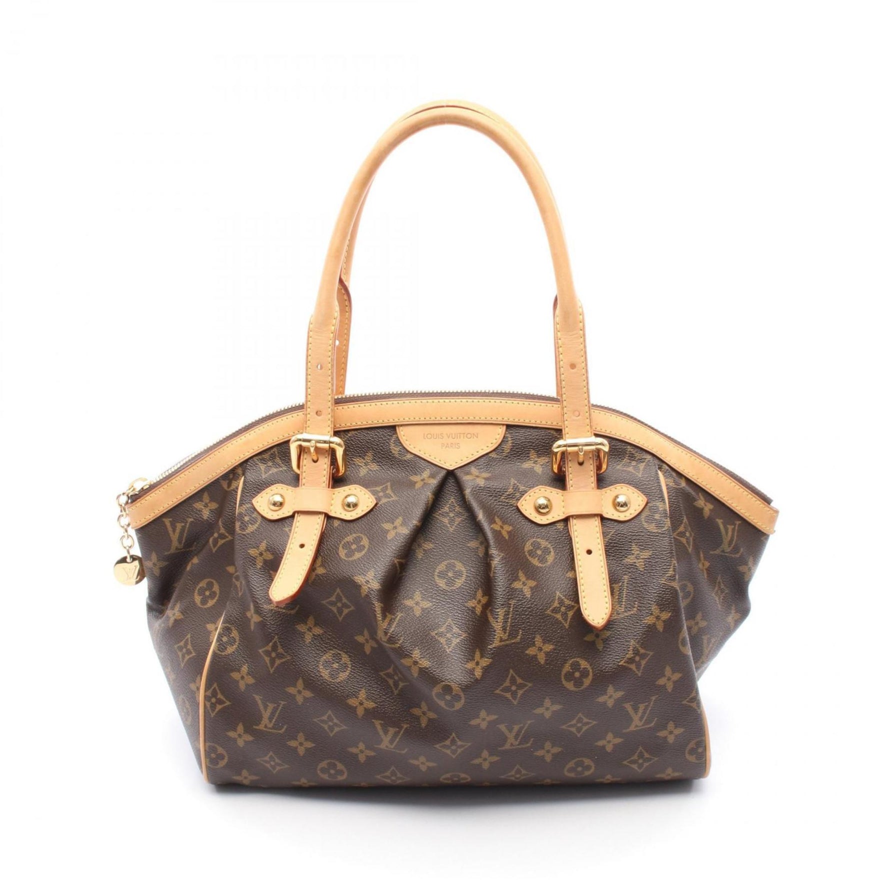 Louis Vuitton Tivoli GM Monogram Handbag Coated Canvas Leather