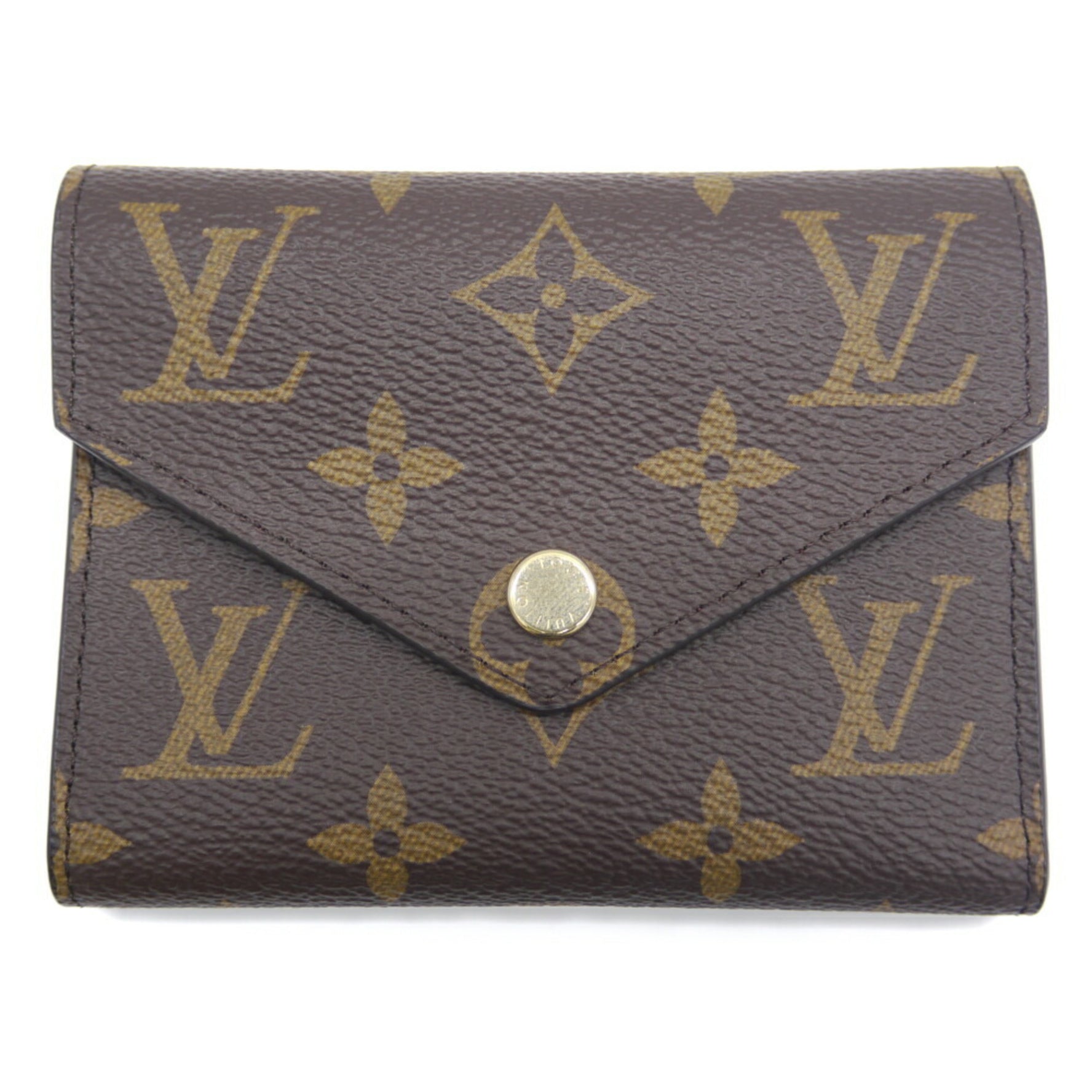 LOUIS VUITTON Louis Vuitton Portefeuille Victorine Monogram Tri-fold Wallet