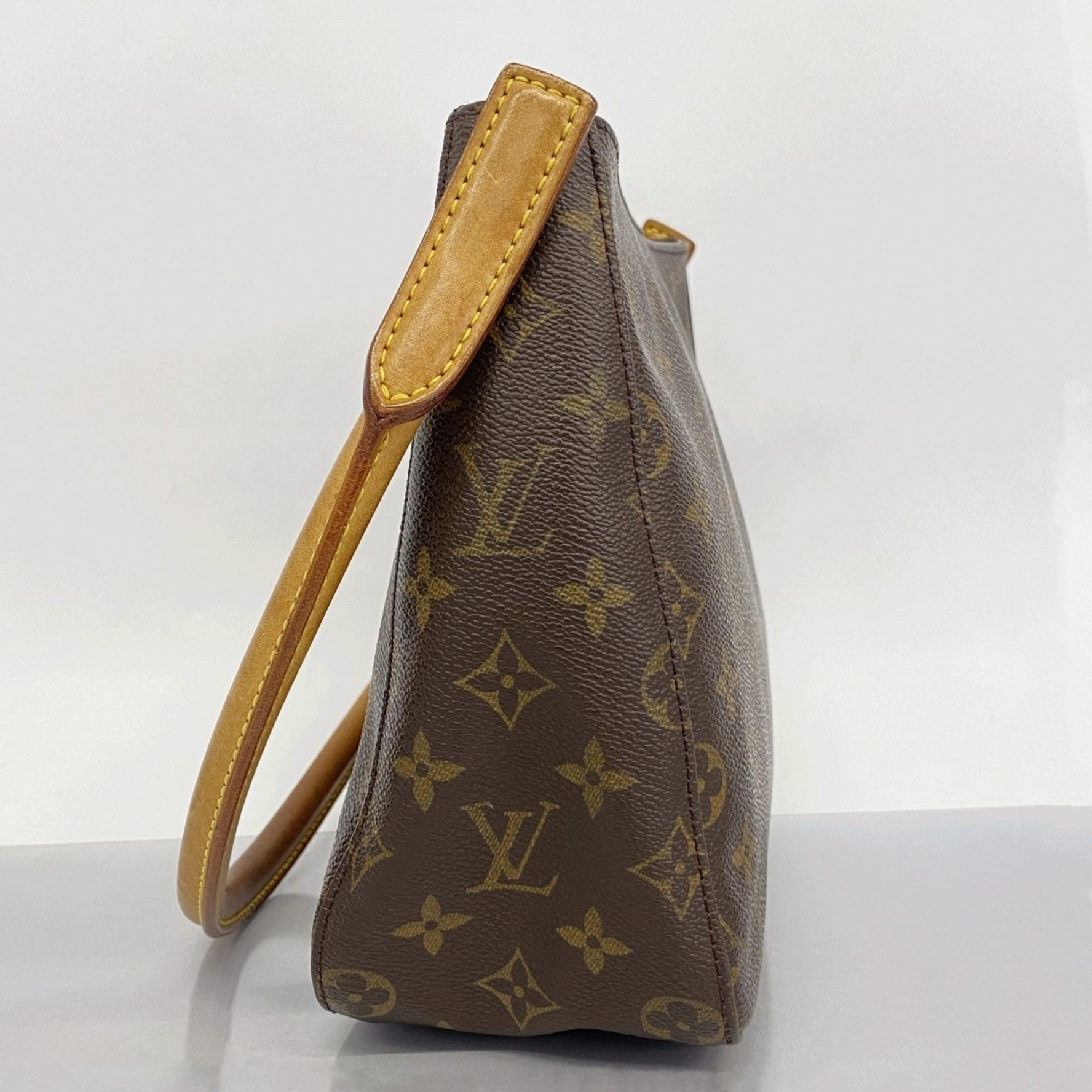 Louis Vuitton Monogram Looping MM Shoulder Bag M51146 Brown Women's